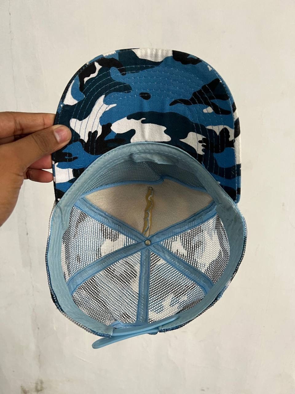 Hat Club Blue Camouflage Trucker Hat Size ONE SIZE - 12 Thumbnail