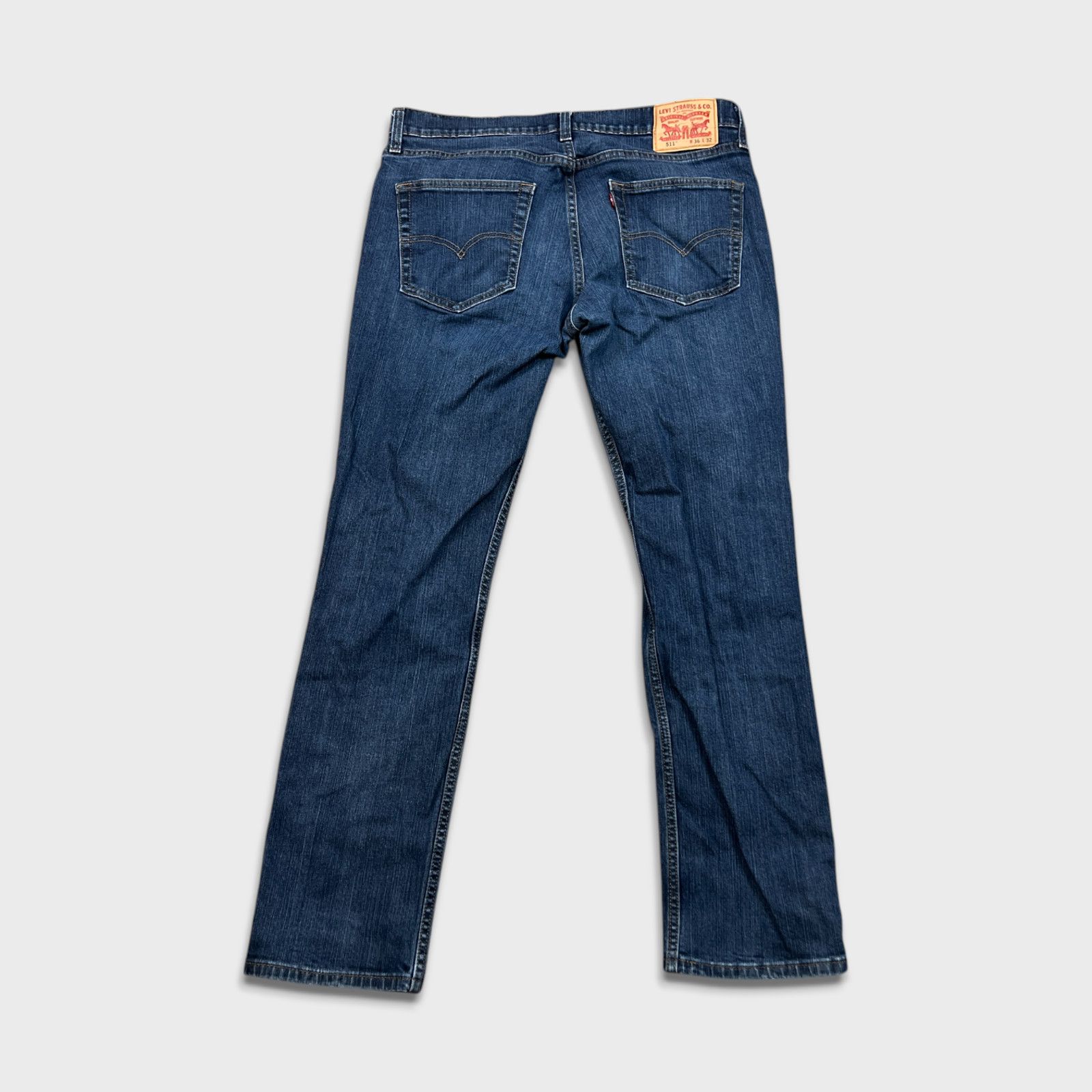 Levi's × Vintage Levi's 511 Jeans Mens 36x32 Slim Fit Mid Rise Denim Pants Size US 36 / EU 52 - 5 Thumbnail
