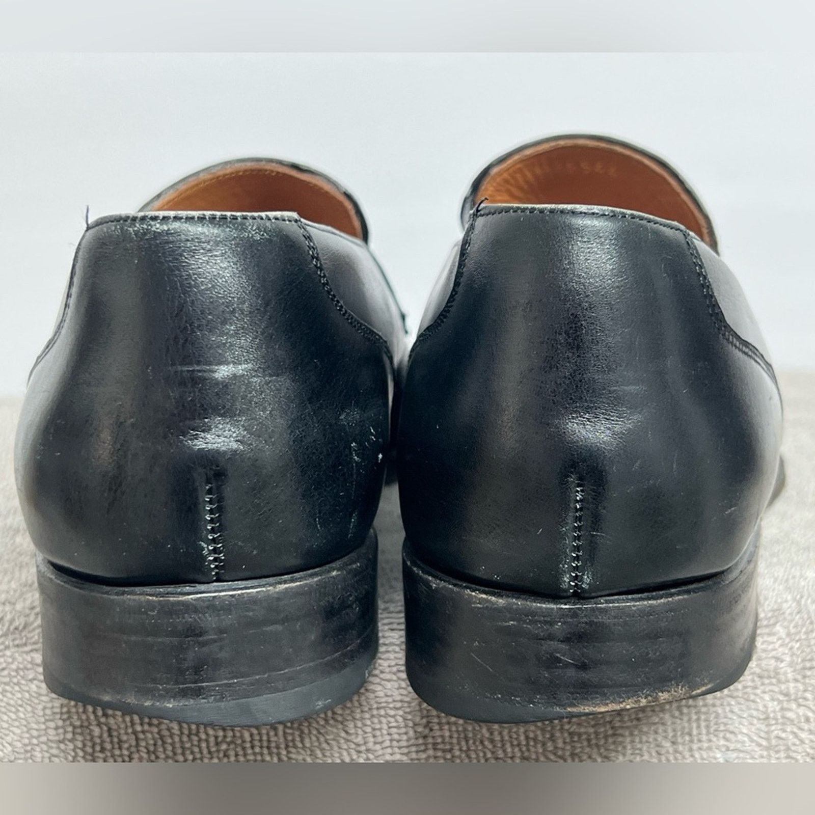 Meermin MEERMIN MENS Black Antique Calf Men’s Loafers 10 Goodyear Size US 10 / EU 43 - 8 Thumbnail