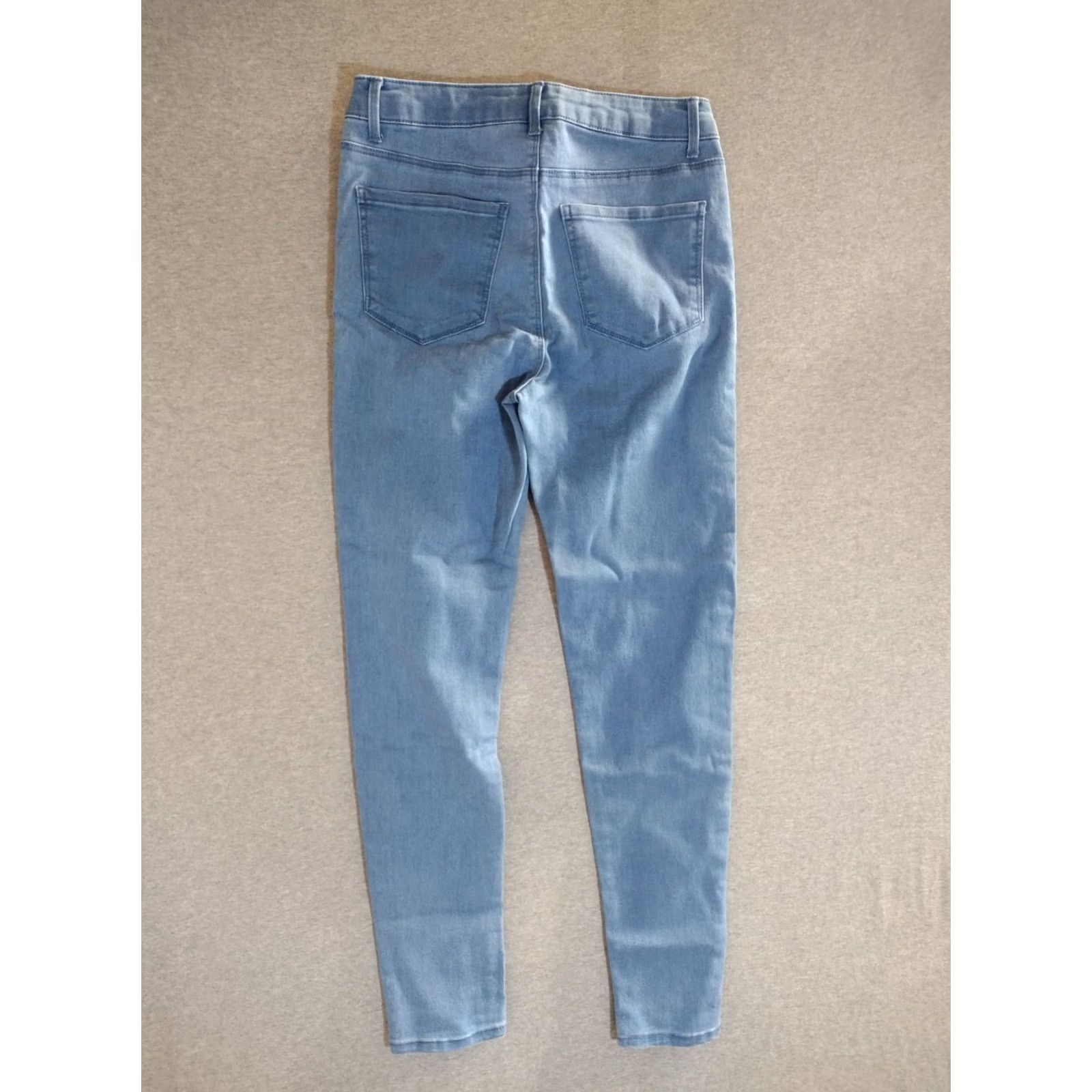 Forever 21 FOREVER 21 Blue Skinny Jeans Women 28X40 Cotton Blend Light Wash Stretch Mid Rise 4 Pocket Denim Shirt Outfit Size 28" / US 6 / IT 42 - 2 Thumbnail