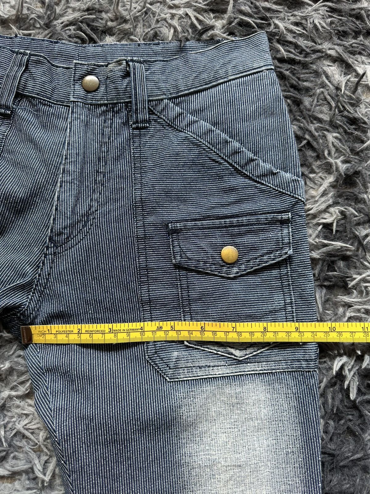 5351 POUR LES HOMMES 00's ABAHOUSE wabash striped denim jeans Size US 28 / EU 44 - 10 Thumbnail