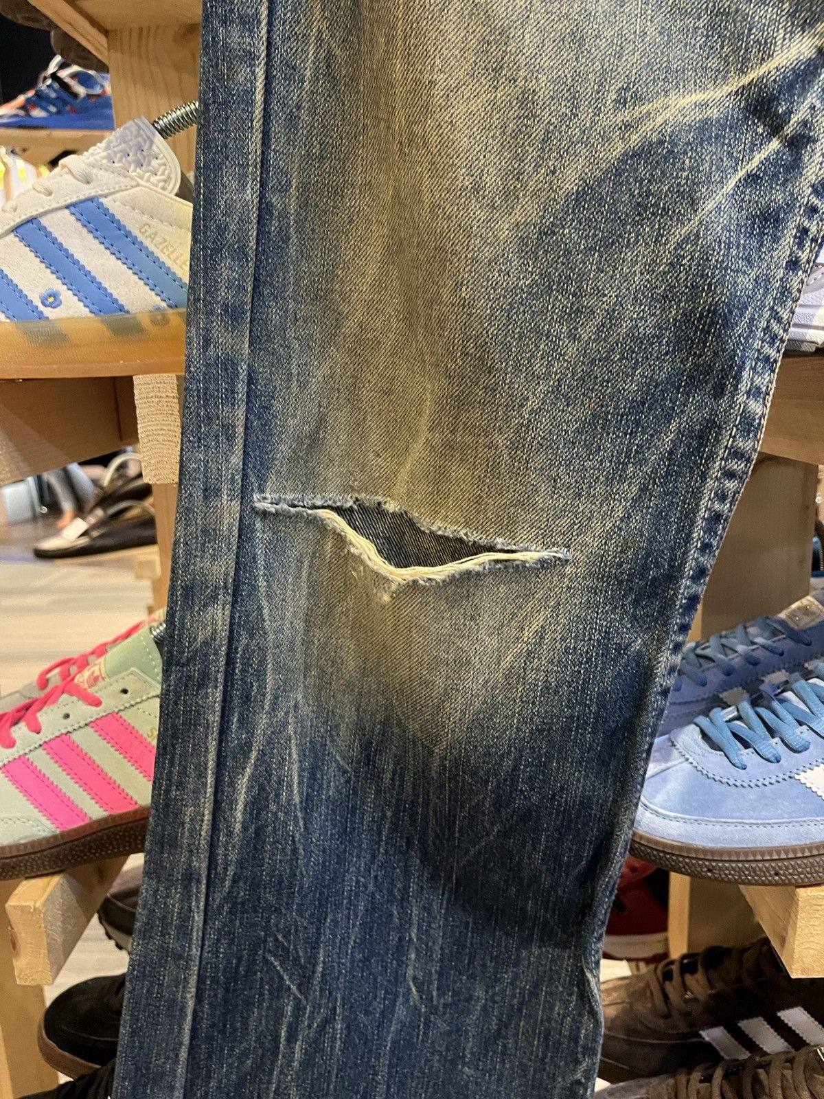 Vintage Red Pepper Jeans Jeans Distressed Jeans Size 30" / US 8 / IT 44 - 2 Thumbnail