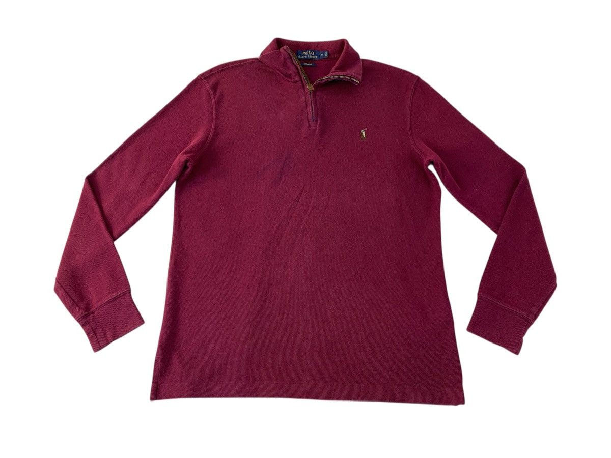Polo Ralph Lauren 90s Polo Ralph Lauren Sweater Half Zipper Embroidery Logo Size US M / EU 48-50 / 2 - 1 Thumbnail
