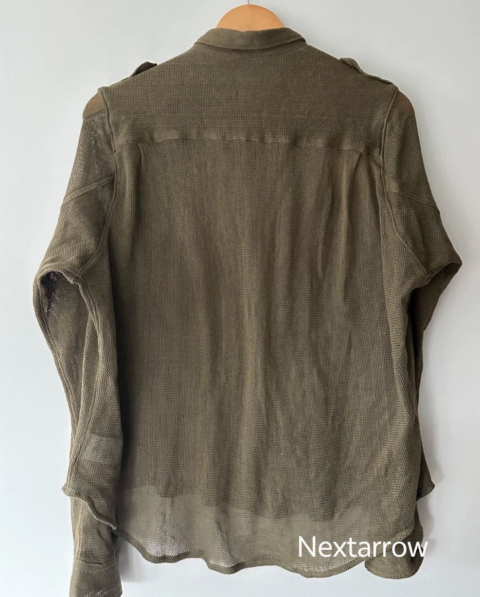 Helmut Lang Helmut Lang's military green mesh military sty2412-Nextarrow Size 48R - 2 Thumbnail
