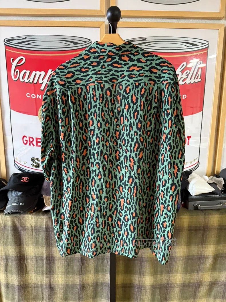Wacko Maria Wacko Maria Green Leopard Shirt Size US XL / EU 56 / 4 - 2 Thumbnail
