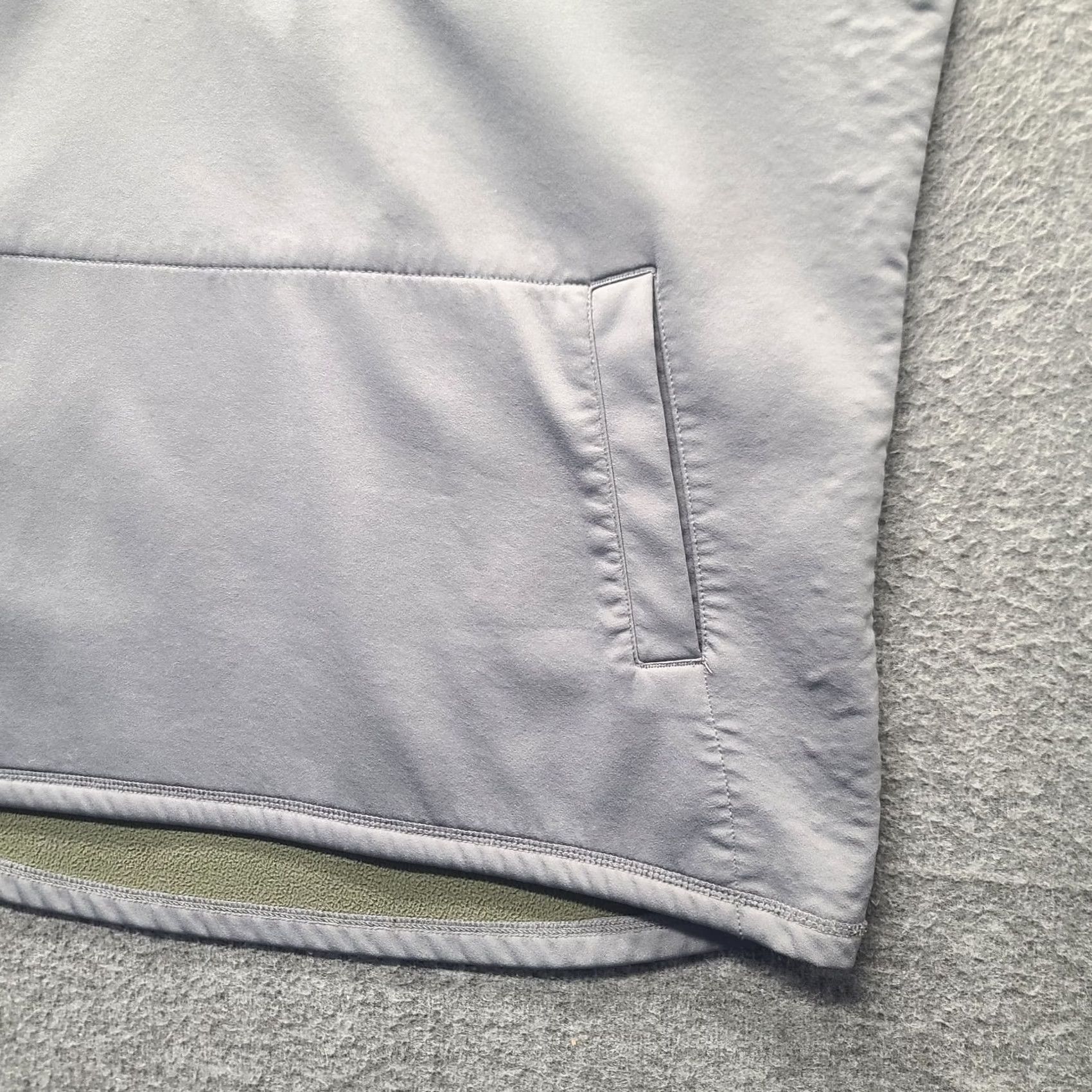 Vintage Duluth Trading Vest Mens LT Tall Fire Hose Fleece Lined Relaxed Fit Canvas Vest - Gray, Polyester Lining, Pockets, Outdoor, Workwear, 60”+ Size US L / EU 52-54 / 3 - 6 Thumbnail