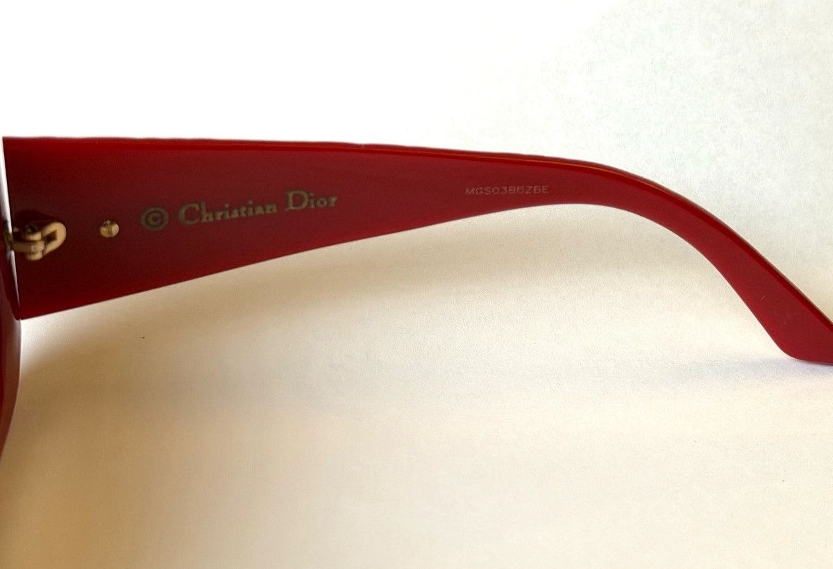 Dior Christian Dior LadyLady 2 EIFD8 Sunglasses Red Frame Size ONE SIZE - 5 Thumbnail