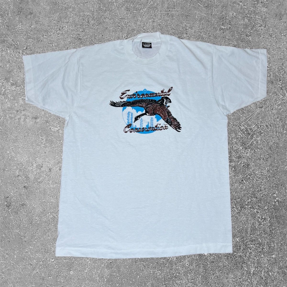 Vintage American Vintage 80s Nature Graphic T Shirt XL Size US XL / EU 56 / 4 - 1 Thumbnail