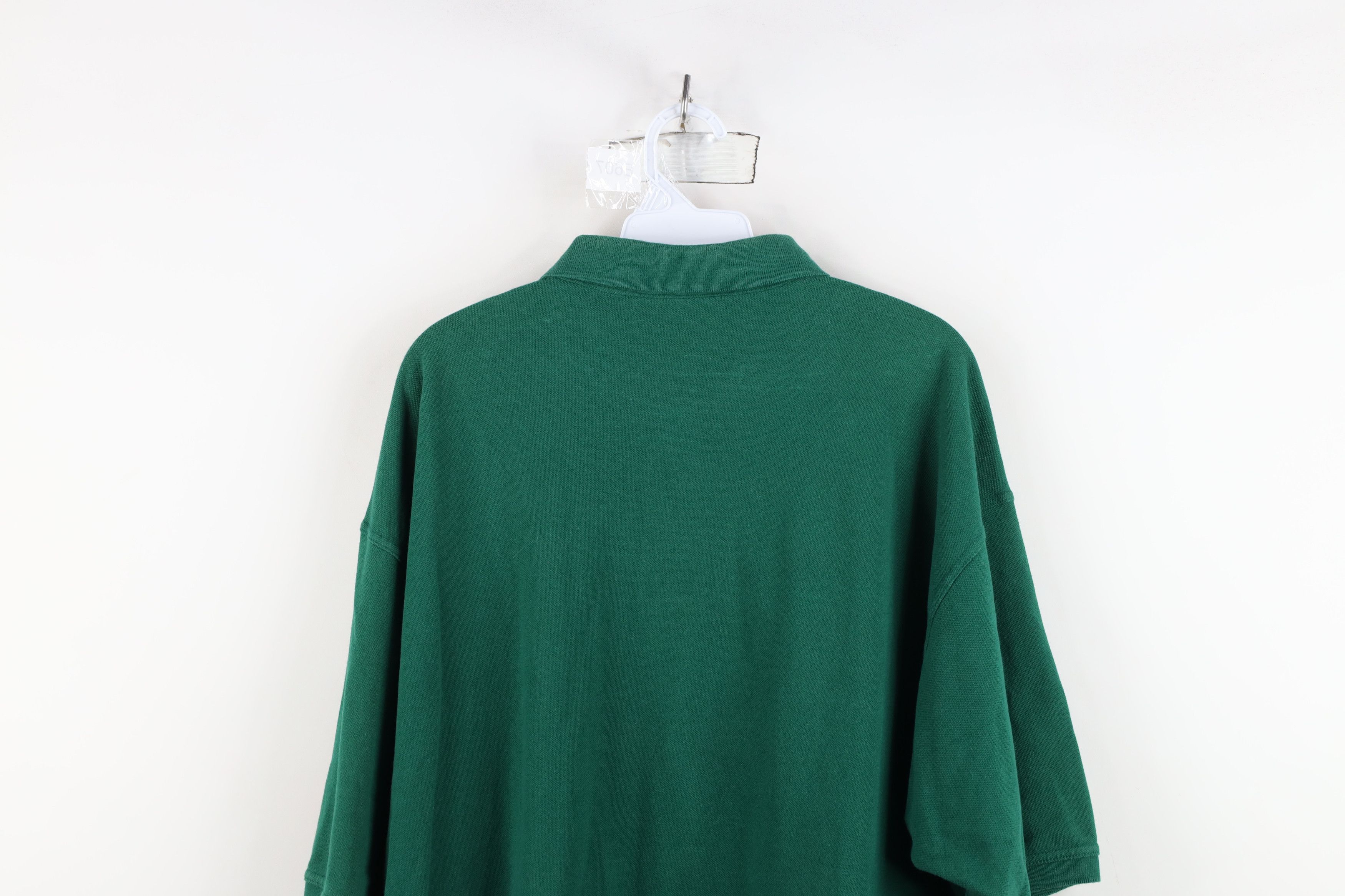 Vintage Vintage 90s Streetwear Pique Cotton Golf Polo Shirt Green Size US XXL / EU 58 / 5 - 13 Thumbnail