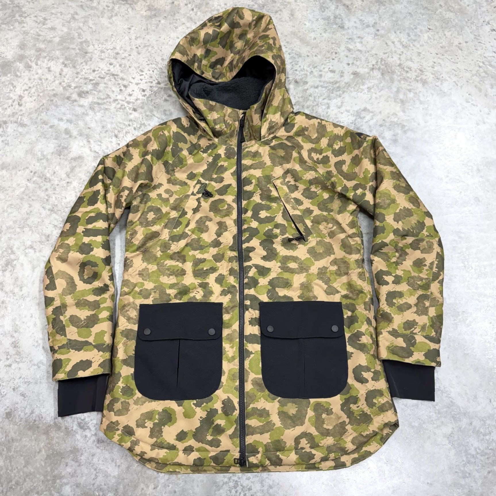 Burton Burton Jacket Mens Large Camo Hooded Full Zip Fleece Lined Ski Snow Outdoor Size US L / EU 52-54 / 3 - 2 Thumbnail