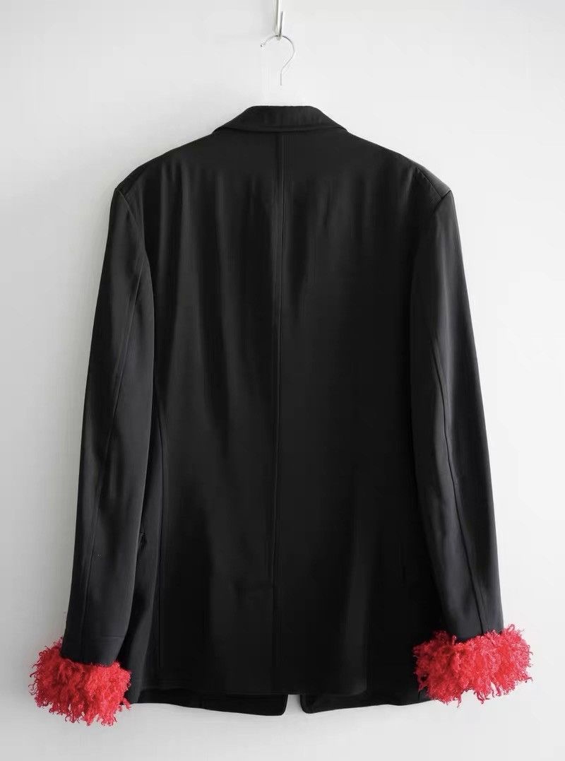 Yohji Yamamoto Yohji Yamamoto 13AW Festival Hand-Flower Zip Blazer Size US M / EU 48-50 / 2 - 2 Thumbnail