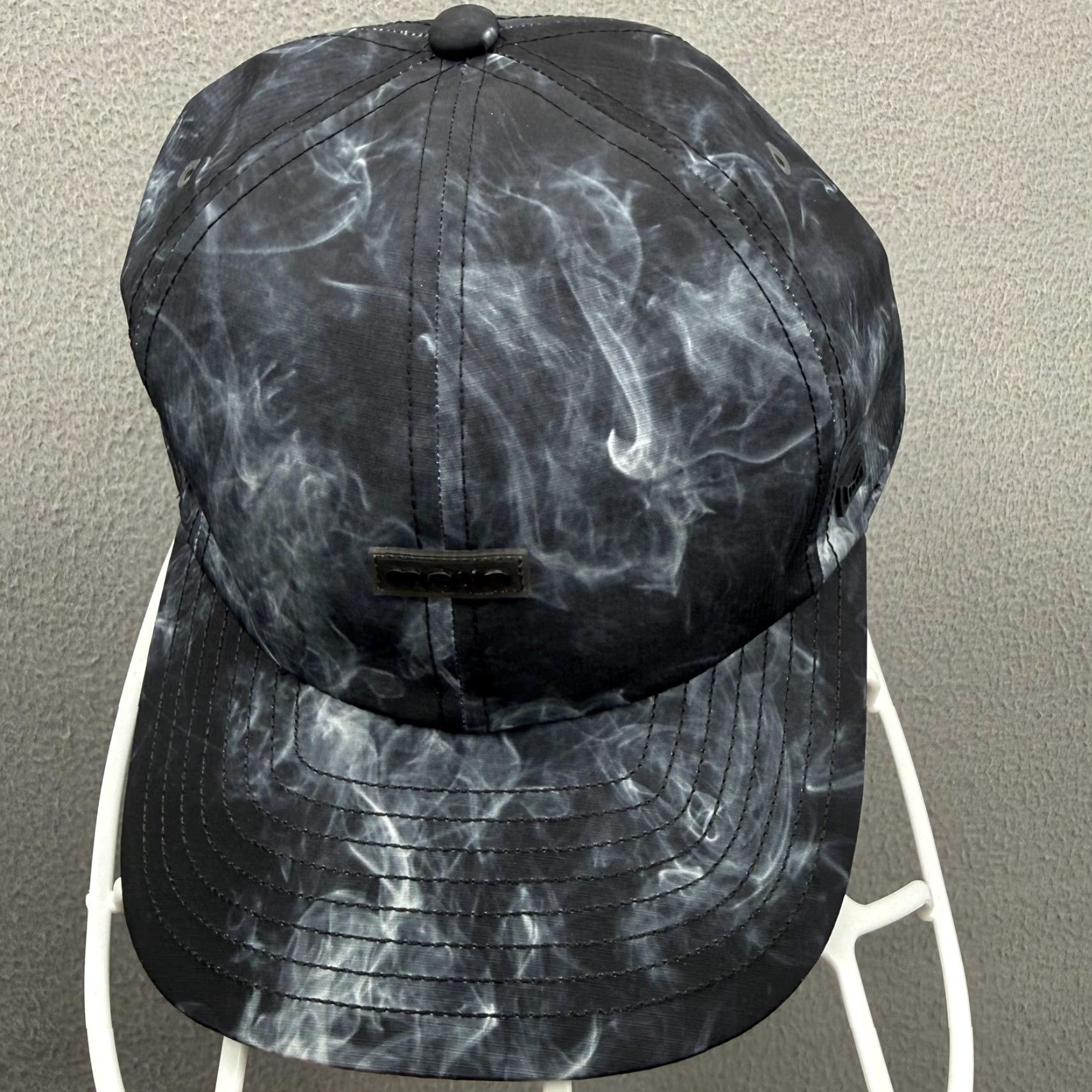 melin Melin Hydro The Legend Smoke Classic Cap Black Adjustable Back Mens Water Resistant Wicking Breathable Baseball Hat 7 1/4 Size ONE SIZE - 2 Thumbnail