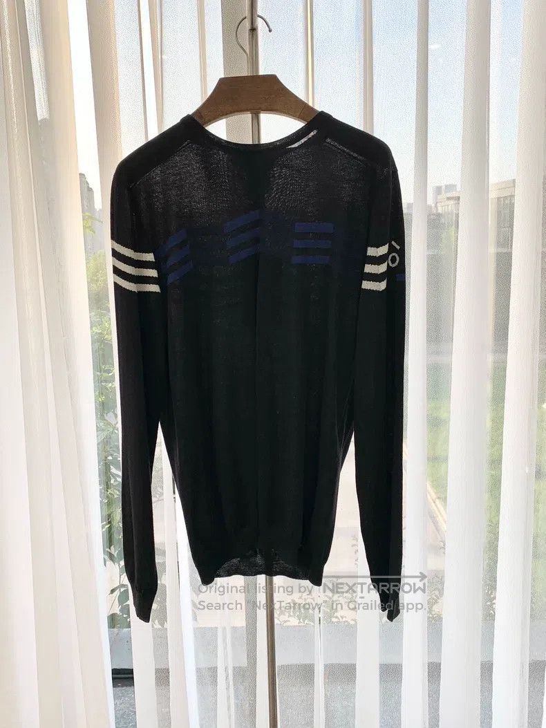 Fendi Fendi Little Monster Round Neck Black Long-sleeve Knit Top Size US S / EU 44-46 / 1 - 1 Thumbnail