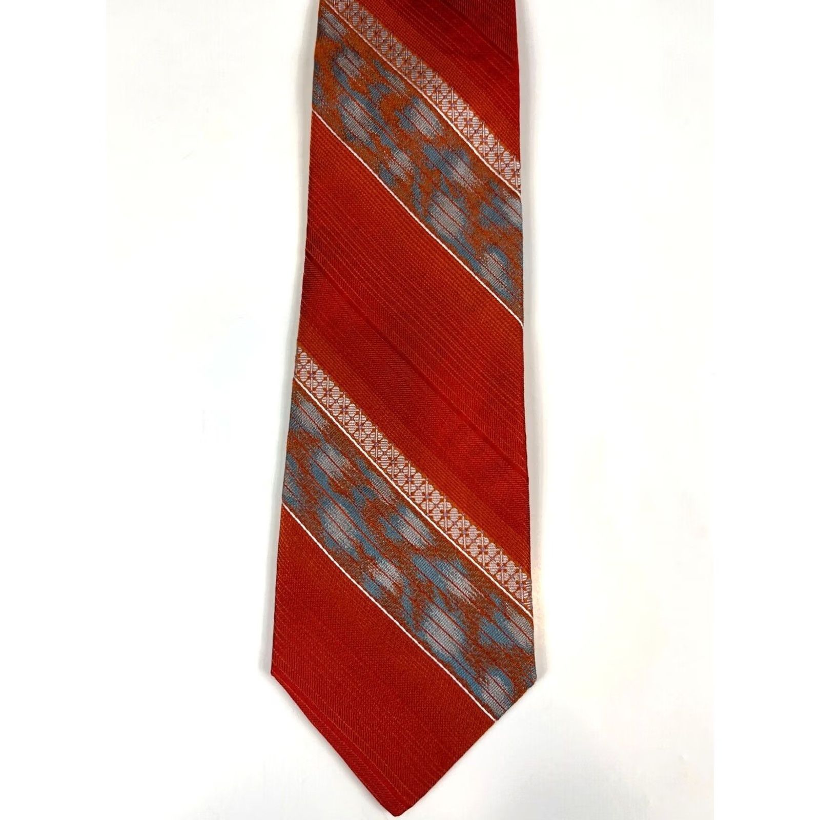 Robert Graham Robert Graham Men's Luxury Silk Tie Striped 60" Multicolor Classic 3.5" USA Tailored Adult Mens Size ONE SIZE - 3 Thumbnail