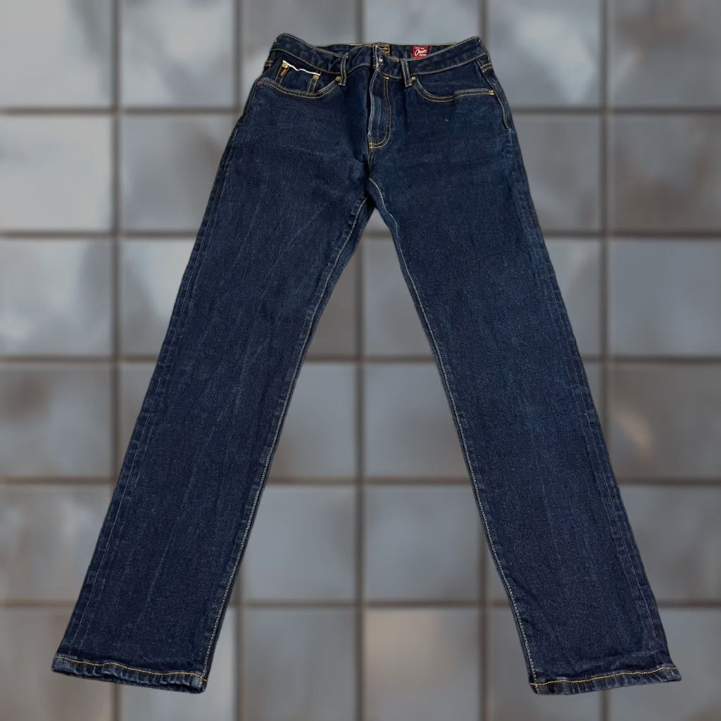 Superdry Superdry Jeans Selvedge Tapered Fit 30 32 Dark Blue Indigo Organic Cotton Mens Jeans Wide 30 in Inside Leg 32 in 5-Pocket Denim Shirtless? Size US 30 / EU 46 - 1 Thumbnail