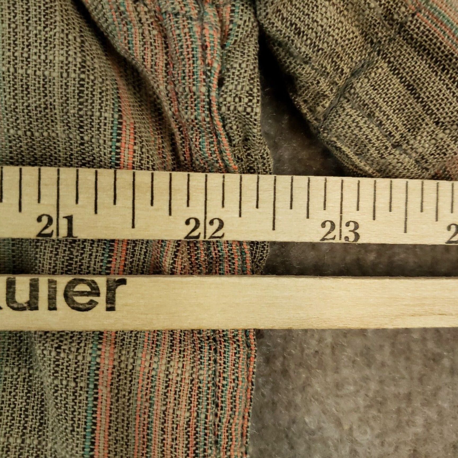 Prana prAna Slim Fit Button-Up Shirt Mens Large Brown Pink Striped Casual Workwear Size US L / EU 52-54 / 3 - 4 Thumbnail
