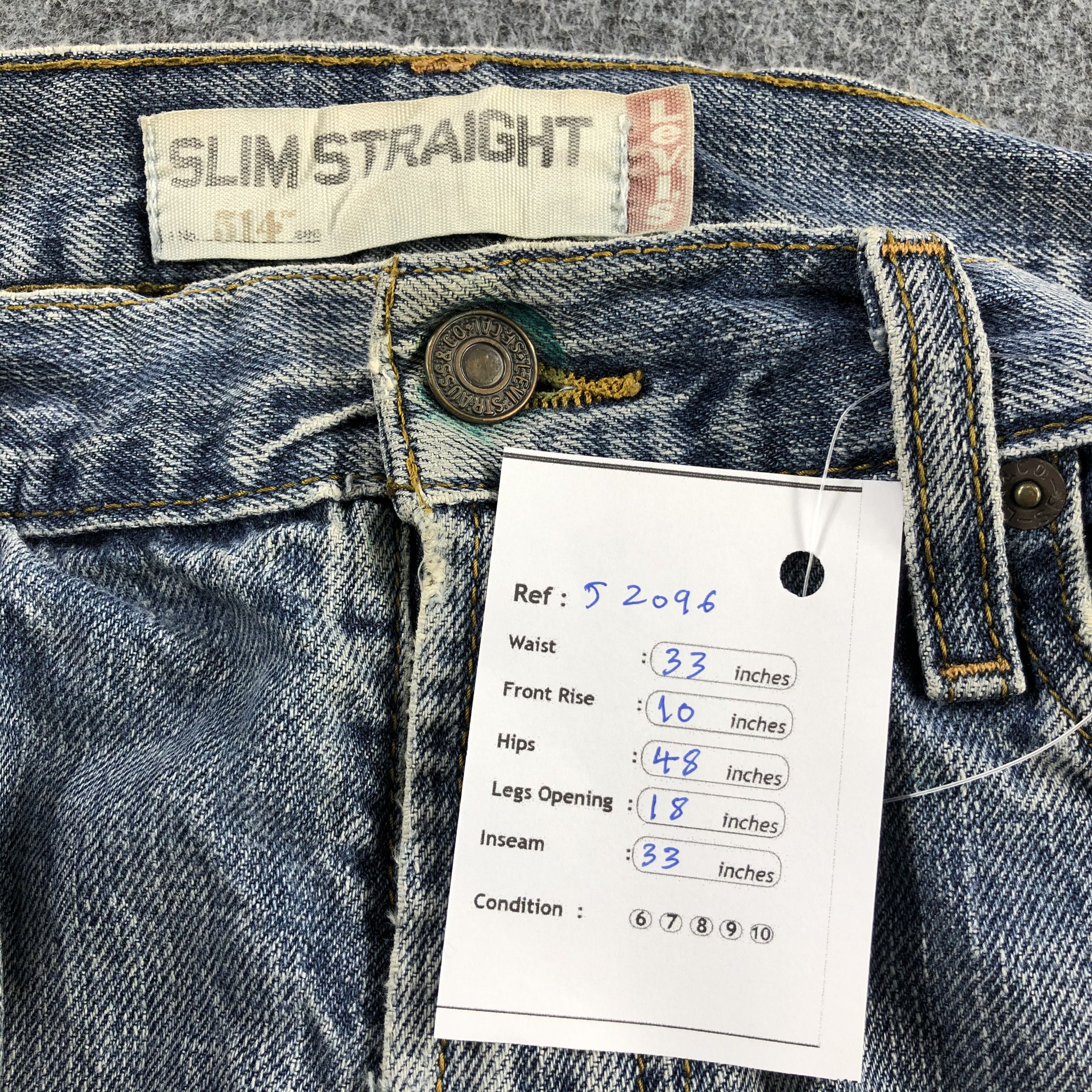 Levi's Vintage Levis 514 Earth Tone Jeans-J2096 Size US 33 - 16 Thumbnail