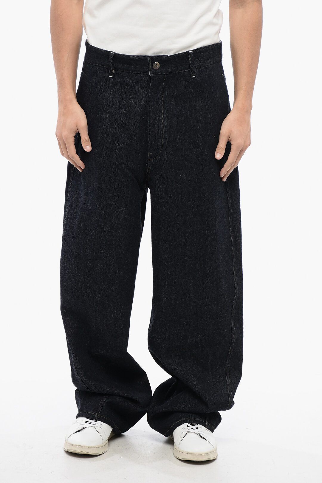 Jil Sander og1mm0625 Straight-Fit Jeans in Dark Blue Size US 32 / EU 48 - 1 Thumbnail