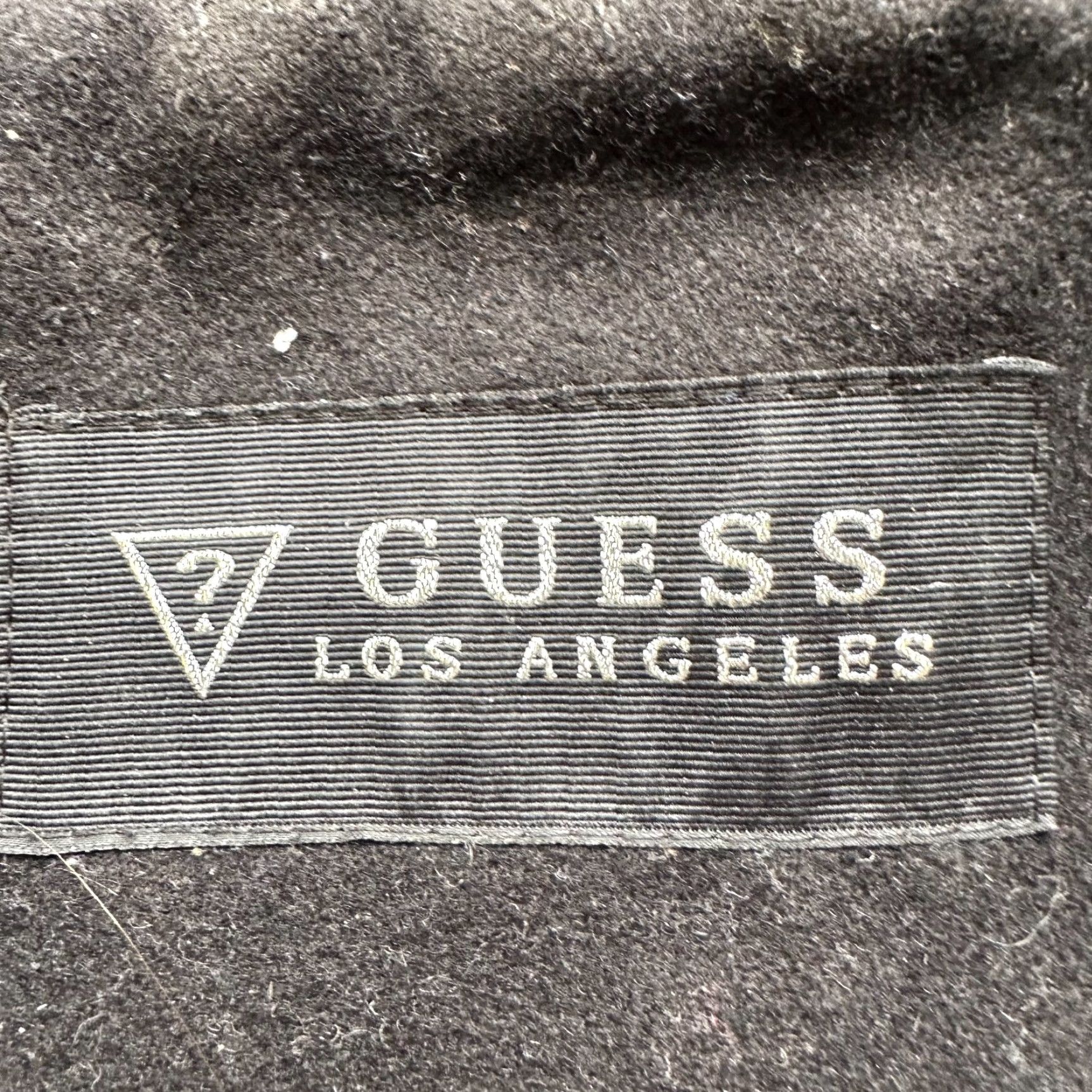Guess GUESS Jacket Womens Medium Wool Blend Full Zip Mock Neck Black Pockets Size M / US 6-8 / IT 42-44 - 4 Thumbnail