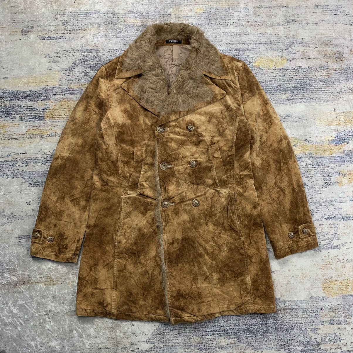 If Six Was Nine × Le Grande Bleu (L.G.B.) × Tornado Mart tornado mart double breast fur coat jacket Size US L / EU 52-54 / 3 - 1 Thumbnail