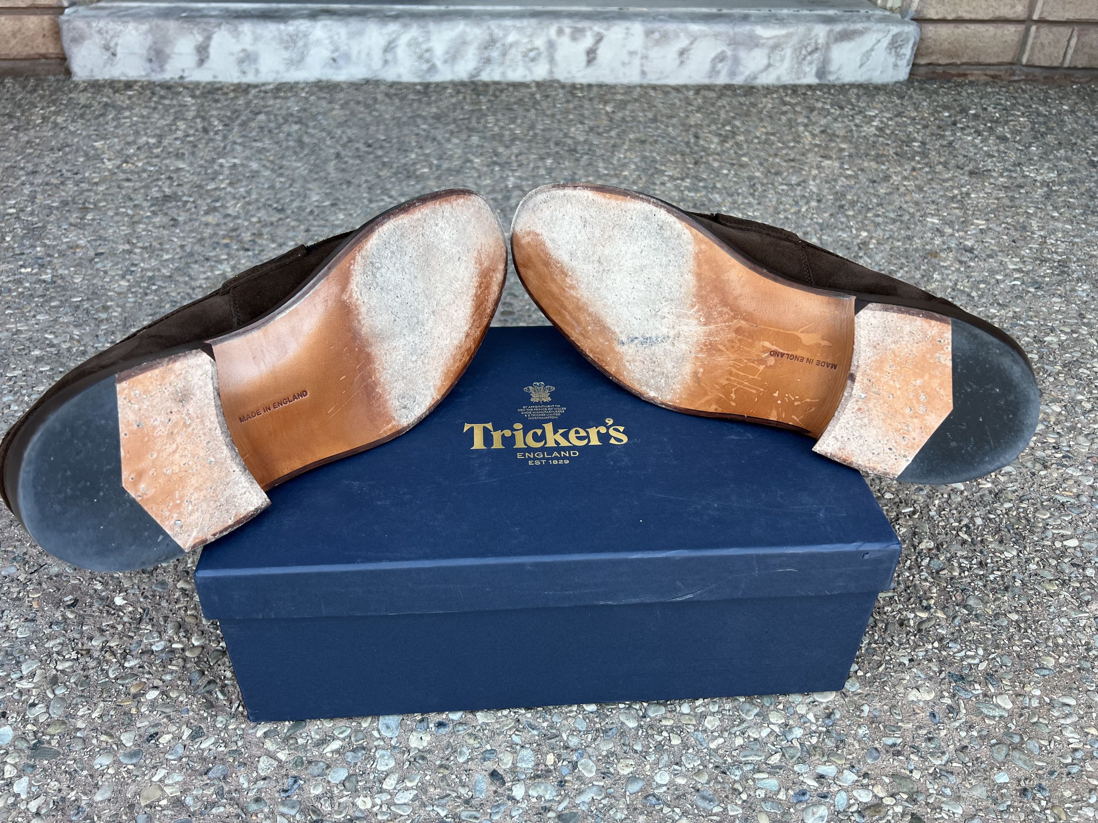 Tricker's Trickers James Penny Loafer - Chocolate Suede UK 11 Size US 12 / EU 45 - 2 Thumbnail