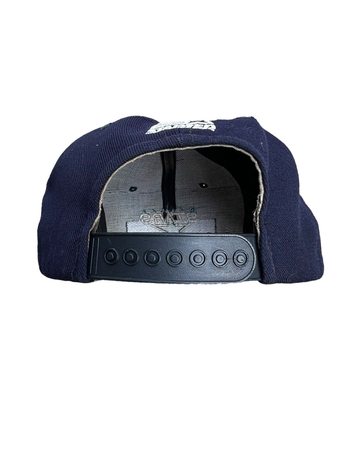 NBA Vintage 90s Dallas Stars Hat Cap Snap Back Blue Hockey Size ONE SIZE - 6 Thumbnail
