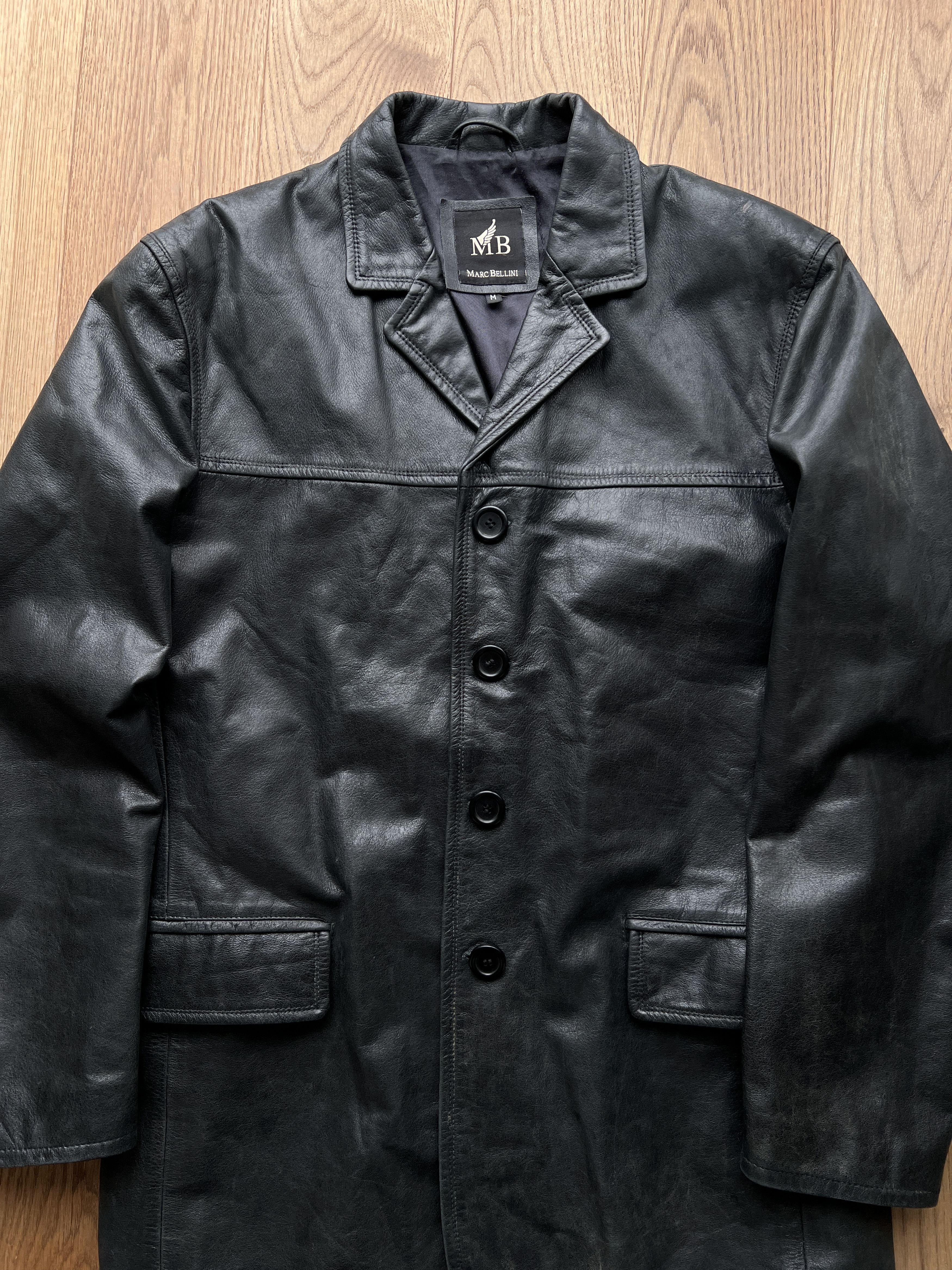 If Six Was Nine VTG 90s soft leather jacket coat opium japanese baggy boxy Size US M / EU 48-50 / 2 - 4 Thumbnail