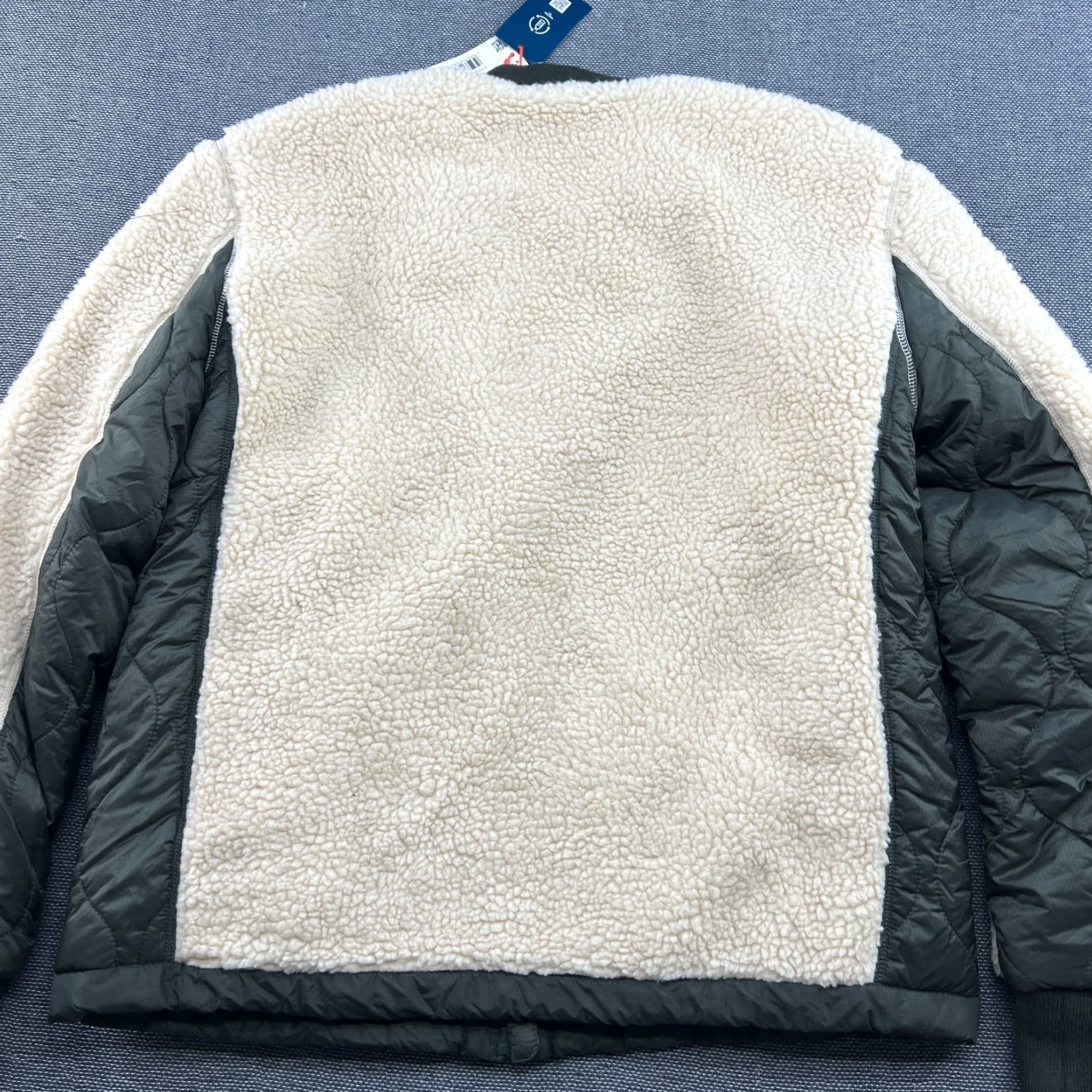 Superdry Superdry Mens Jacket Zip Through Fleece Pile Sherpa Vintage? (Note: Original title implies non-vintage) Size US L / EU 52-54 / 3 - 6 Thumbnail