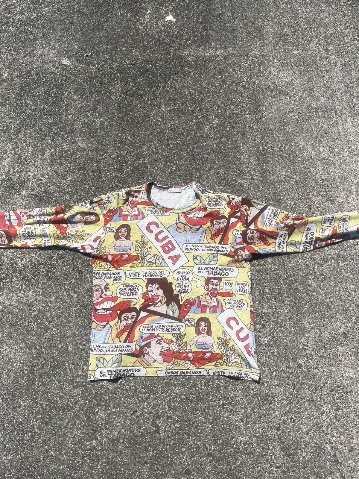 Comme des Garcons Homme CDG Cuba SS03 Long sleeve shirt Size US S / EU 44-46 / 1 - 1 Thumbnail