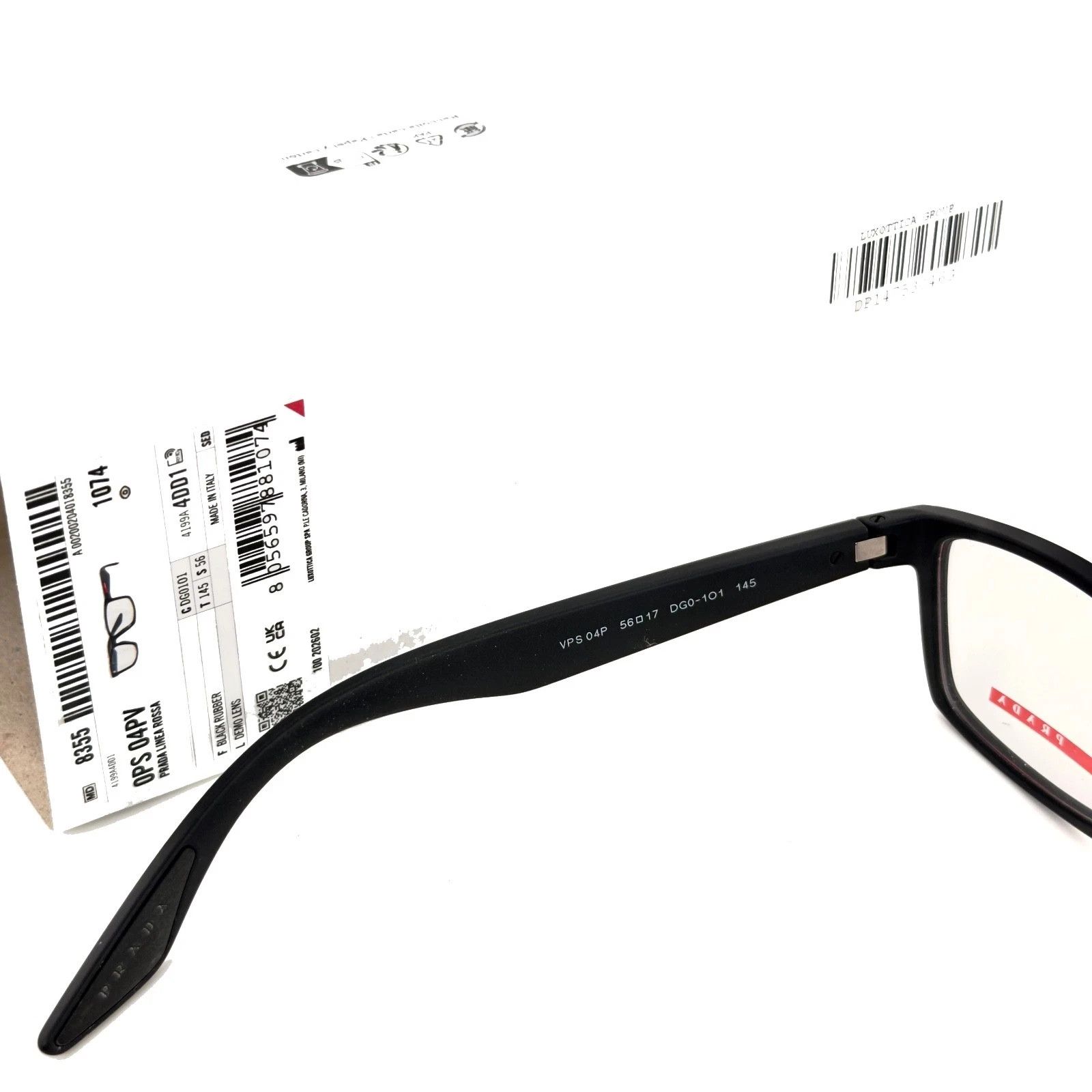 Prada PRADA Linea Rossa Eyewear 04P Matte Unisex Eyeglasses PS04PV Size ONE SIZE - 7 Thumbnail