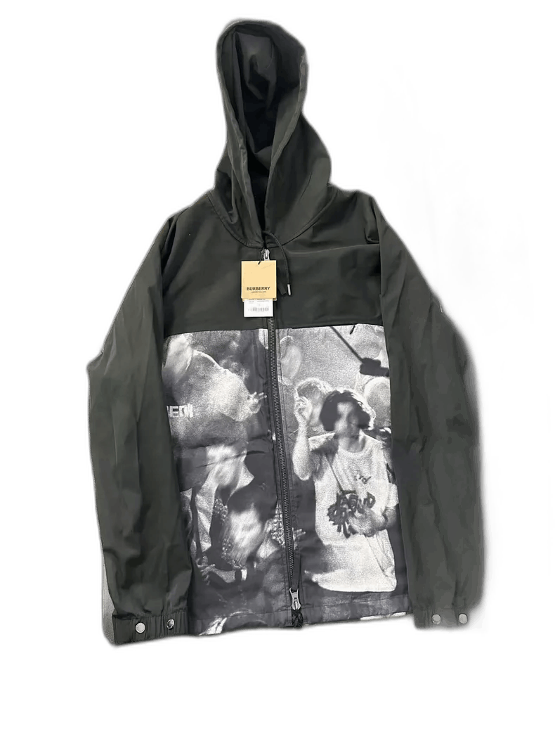 Burberry Burberry Printed Hooded Windbreaker Jacket Size US L / EU 52-54 / 3 - 1 Thumbnail