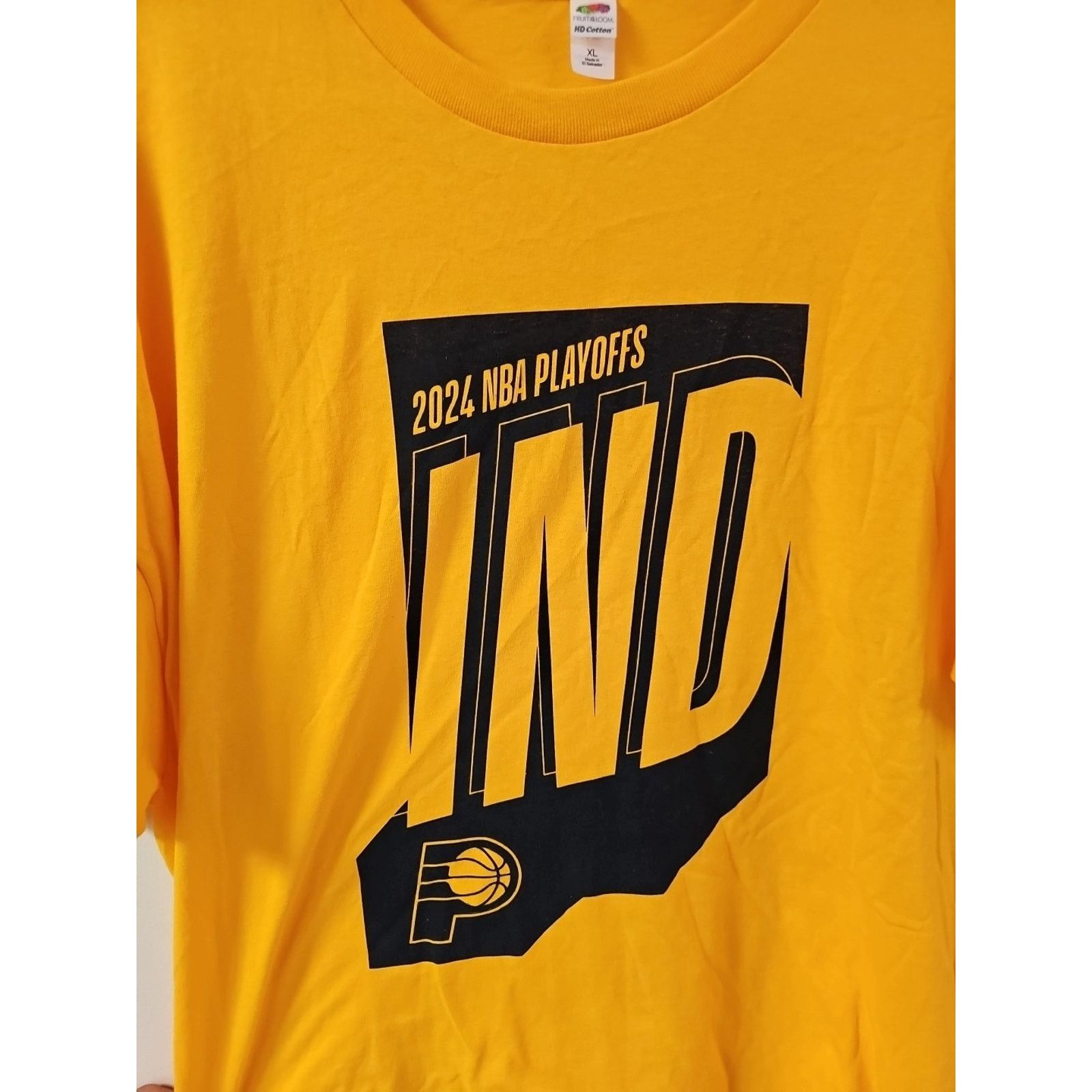 Fruit Of The Loom 2024 Indiana Pacers Playoffs Tshirt Size XL NBA Indianapolis Size US XL / EU 56 / 4 - 2 Thumbnail