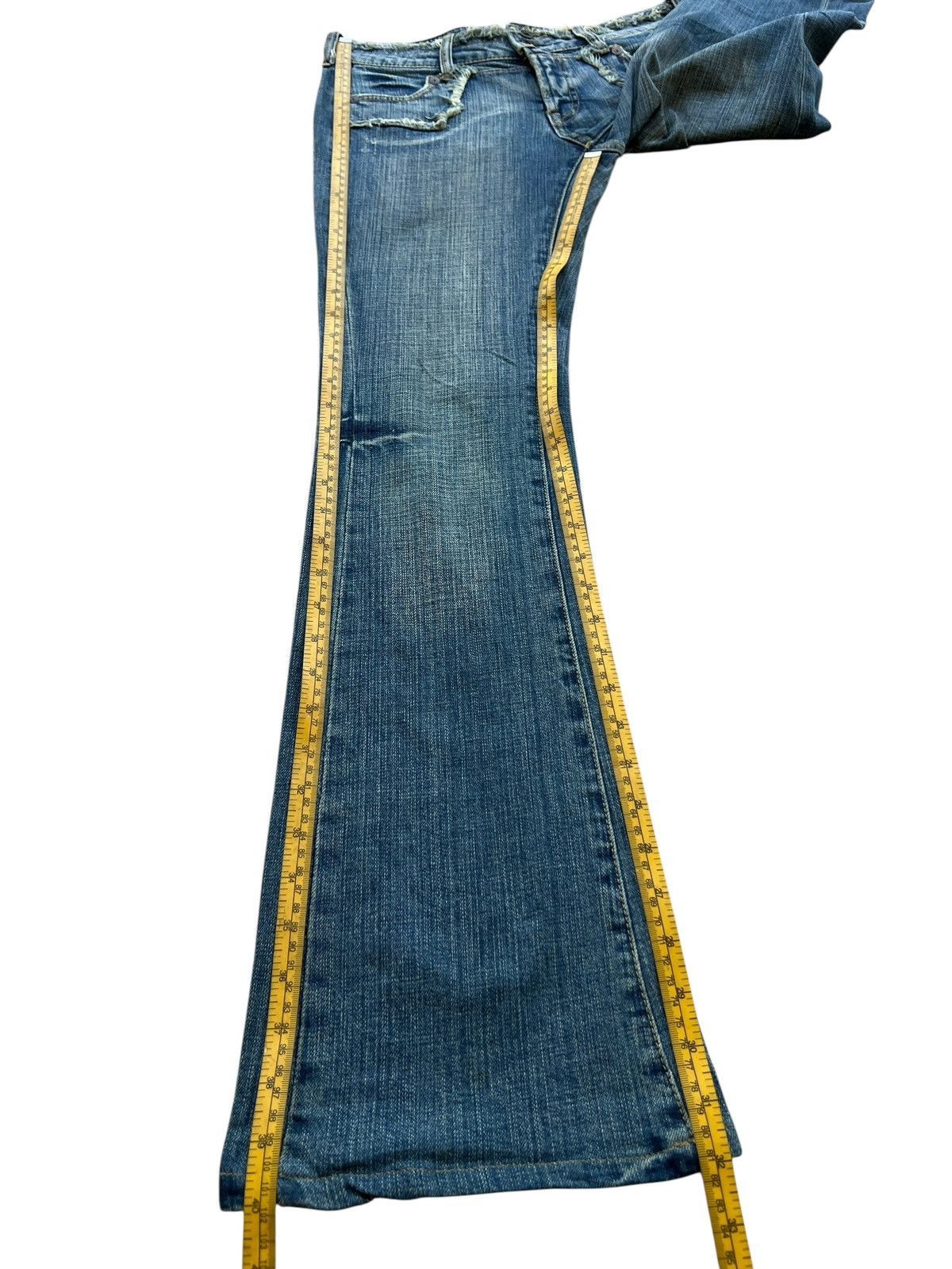 Japanese Brand Sweet Camel Lowrise Bootcut Flare Denim Jeans 30x32 Size 30" / US 8 / IT 44 - 10 Thumbnail