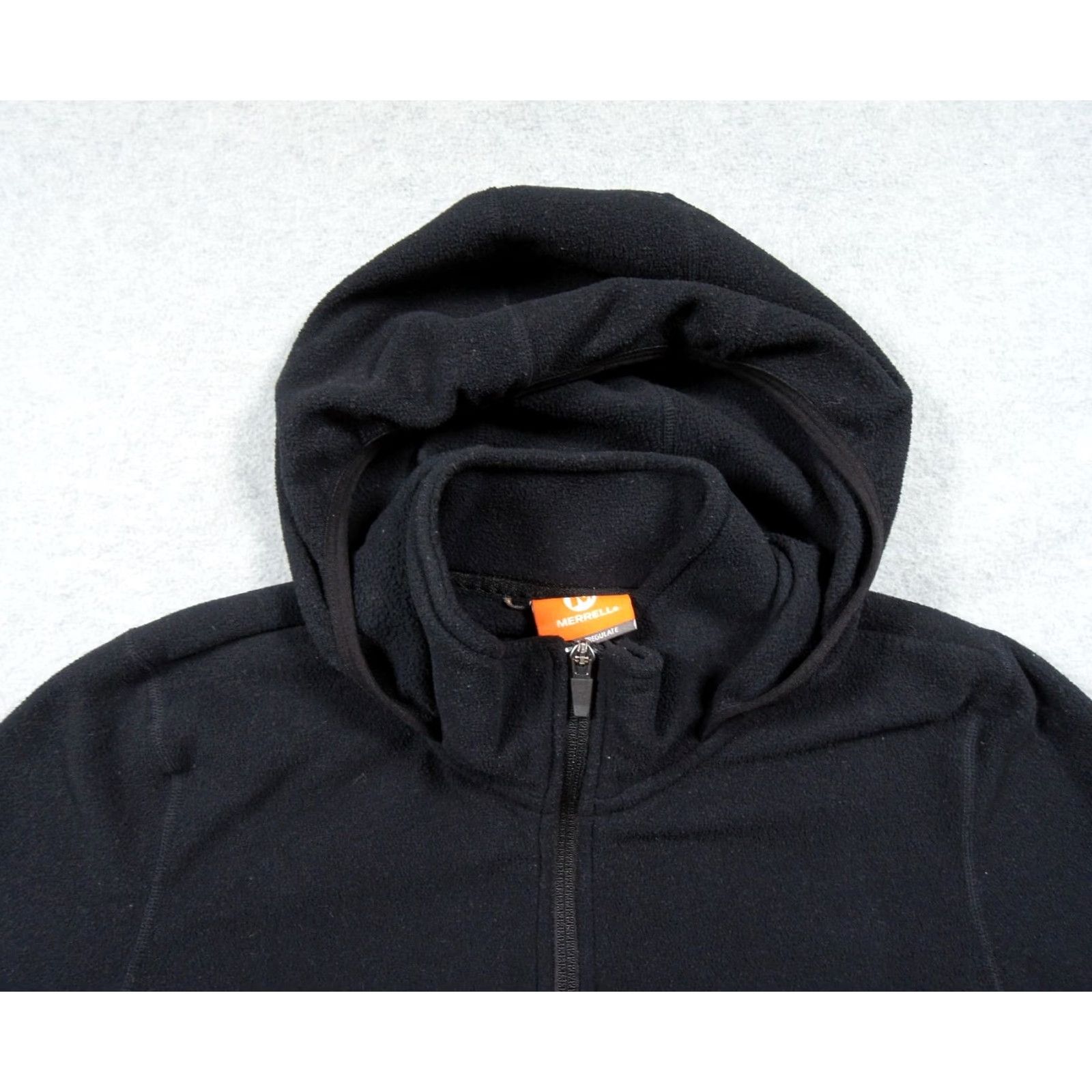 Merrell Merrell Jacket Women Medium Black Full Zip Hooded Fleece Outdoor Regulate Outdoor Size M / US 6-8 / IT 42-44 - 2 Thumbnail