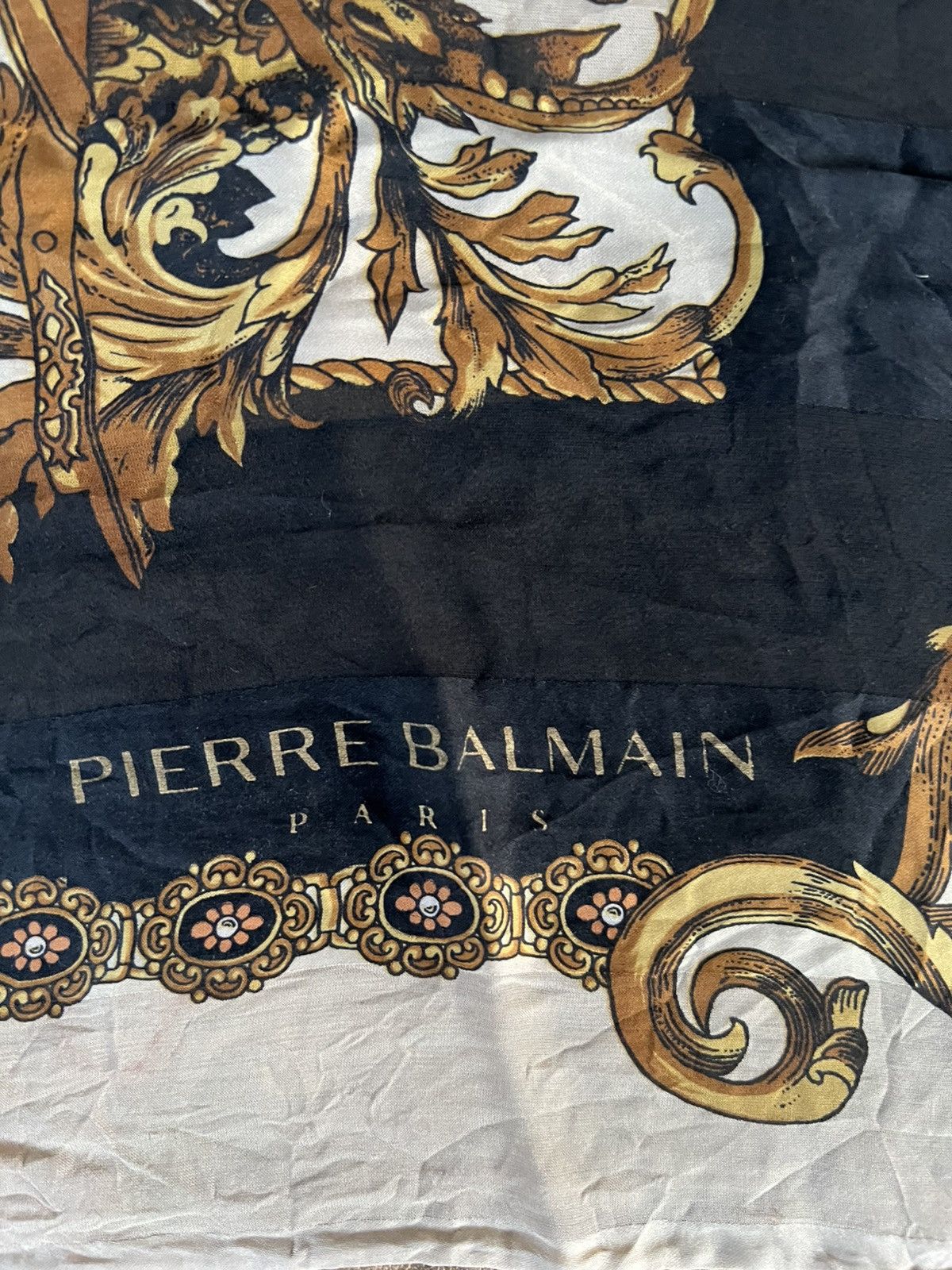 Pierre Balmain Pierre balmain scarf royal flag Size ONE SIZE - 5 Thumbnail