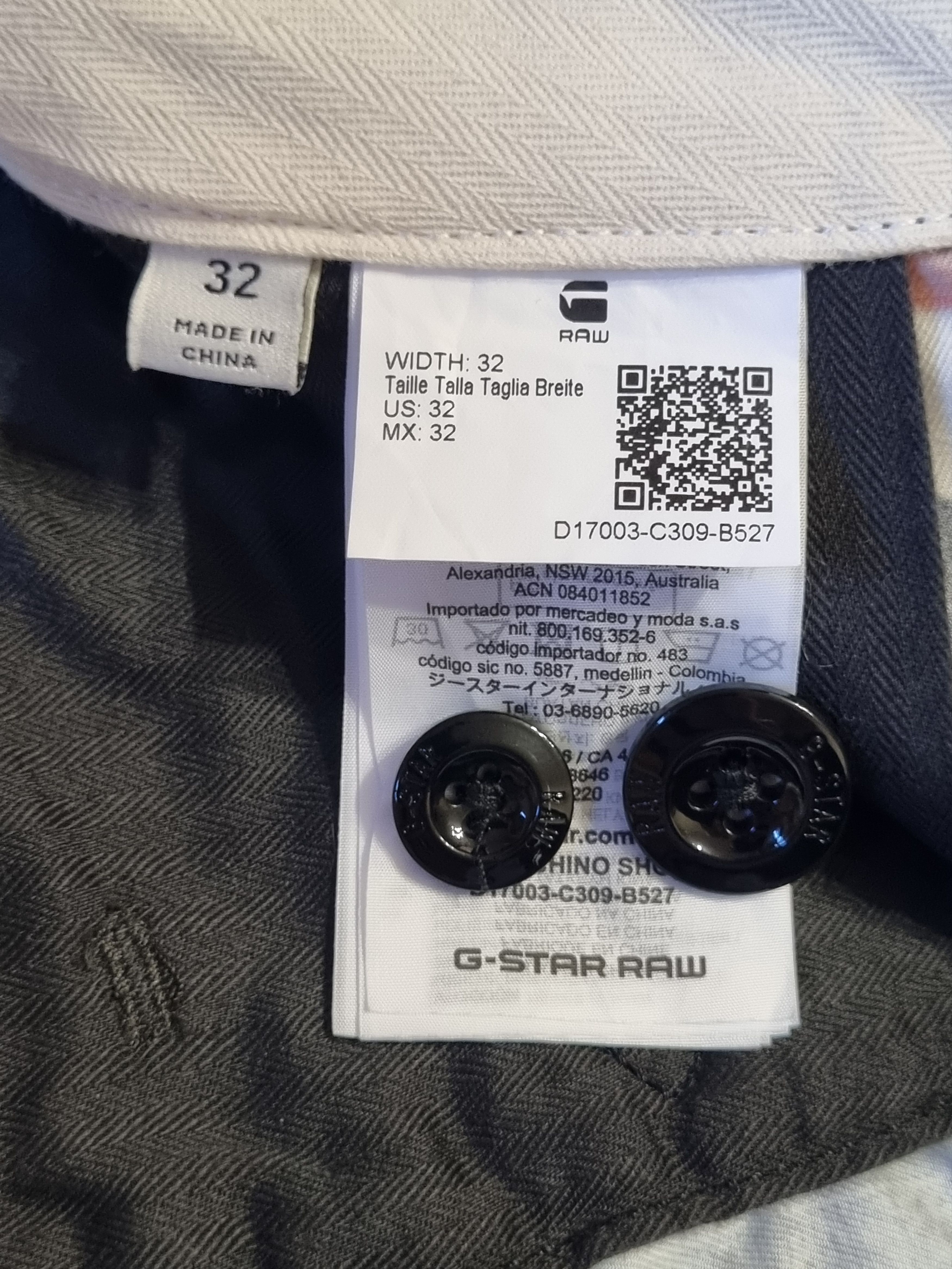 G-Star G-Star Raw Multiprint Vetar Chino Shorts Size US 32 / EU 48 - 12 Thumbnail