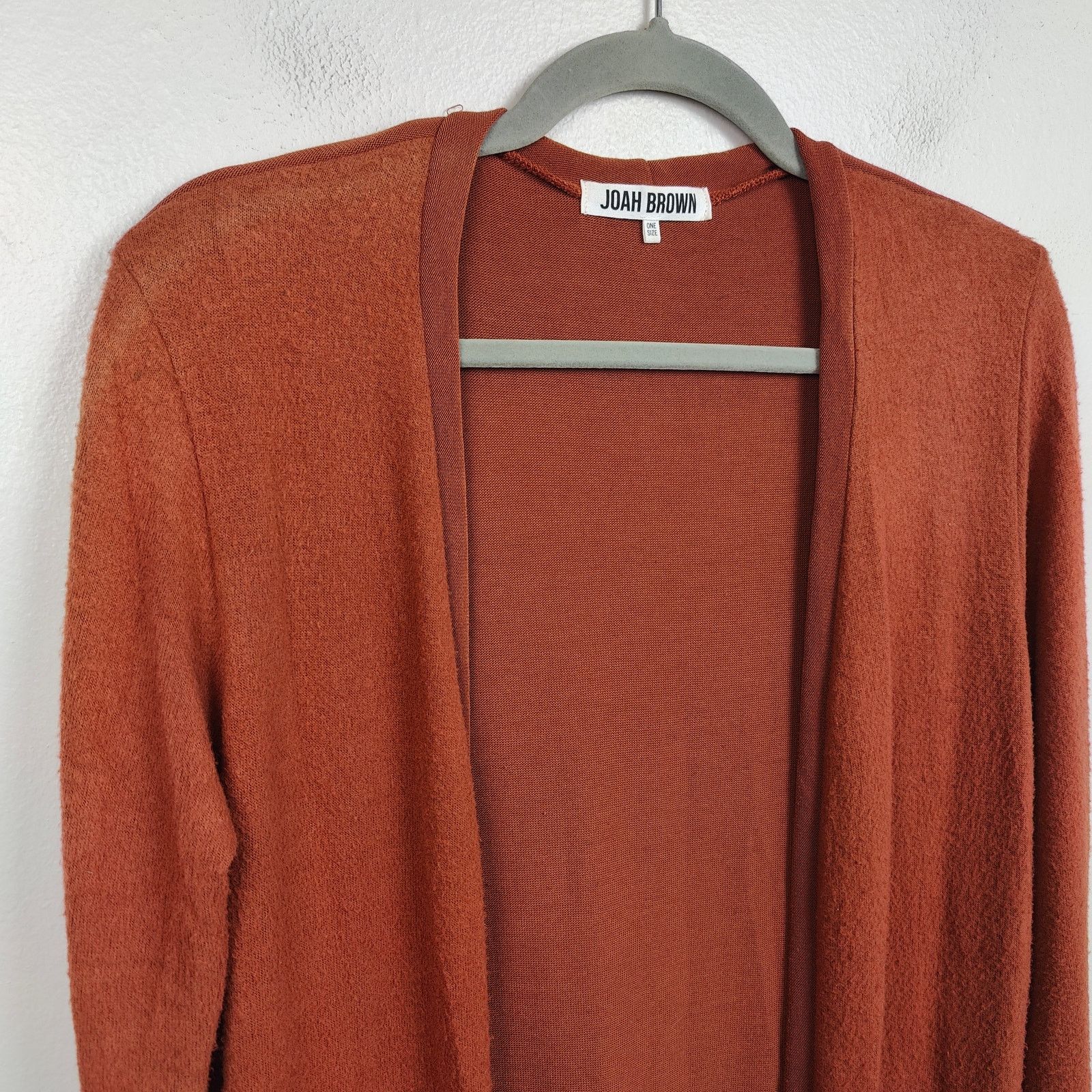Other Joah Brown Soliel Open Cardigan Sweater Womens One Size Red Size ONE SIZE - 2 Thumbnail