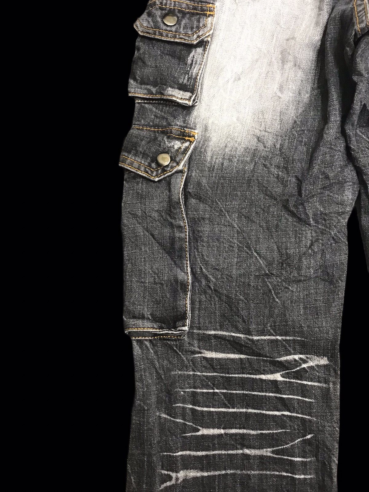 Seditionaries 💥DENIM ART💥VOMANIE INSANE FADES MULTIPOCKETS DENIM F372 Size US 29 - 12 Thumbnail