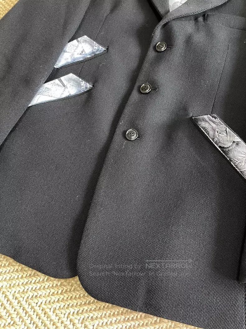 Neighborhood Neighborhood BLACK JACKET Early Patch Wool Suit Jacket Size US M / EU 48-50 / 2 - 7 Thumbnail