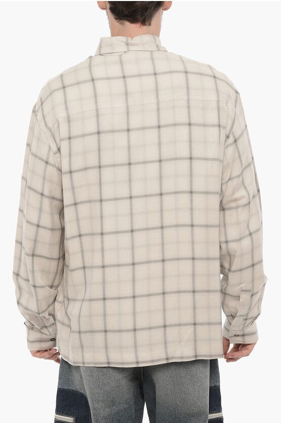 Palm Angels o1y0325 Logo Checked Shirt in Multicolor Size US M / EU 48-50 / 2 - 3 Thumbnail