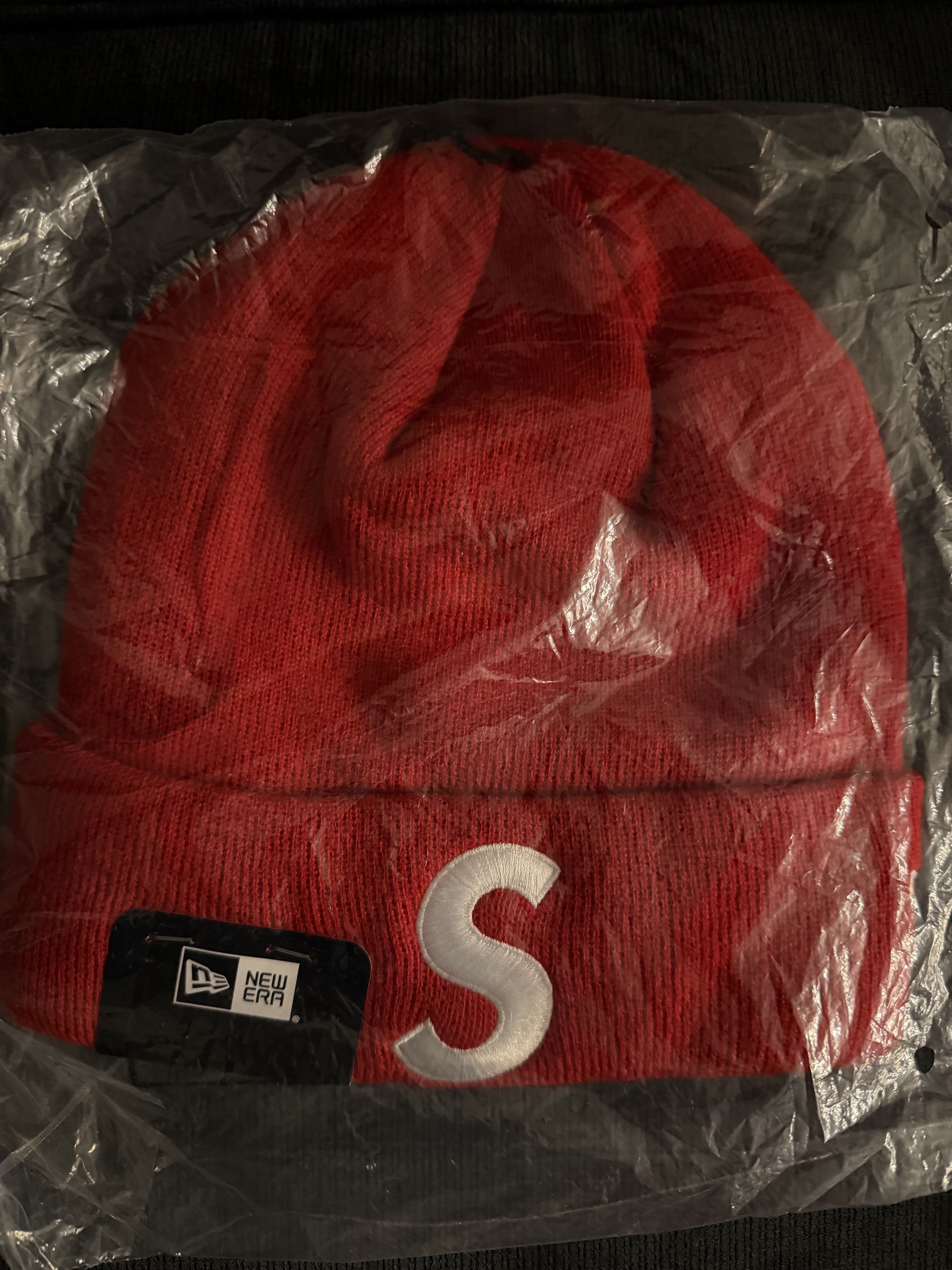 Supreme S logo new era beanie Size ONE SIZE - 3 Thumbnail