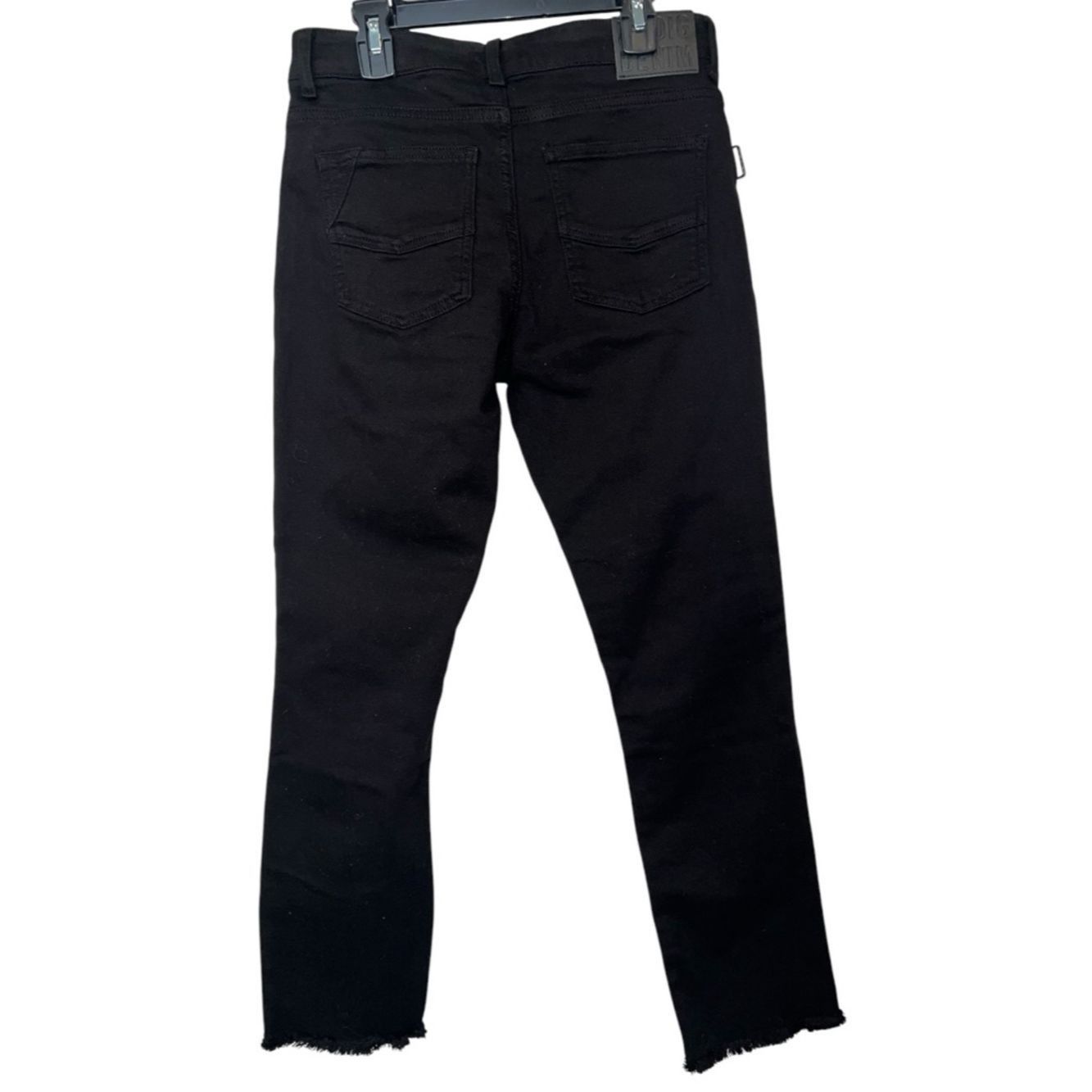 Zadig & Voltaire Zadig & Voltaire Ava Cropped Jeans Black Zip Pocket Stretch Size 26" / US 2 / IT 38 - 5 Thumbnail