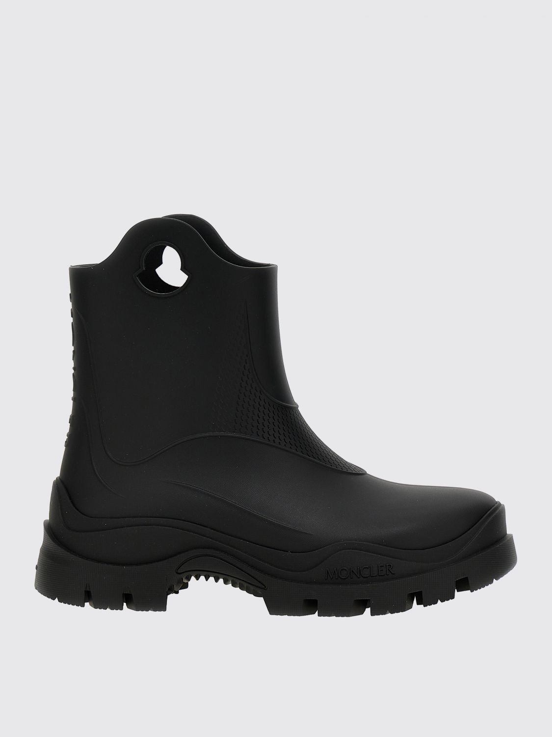 image of Moncler Flat Ankle Boots Woman Black, Women's (Size 6)