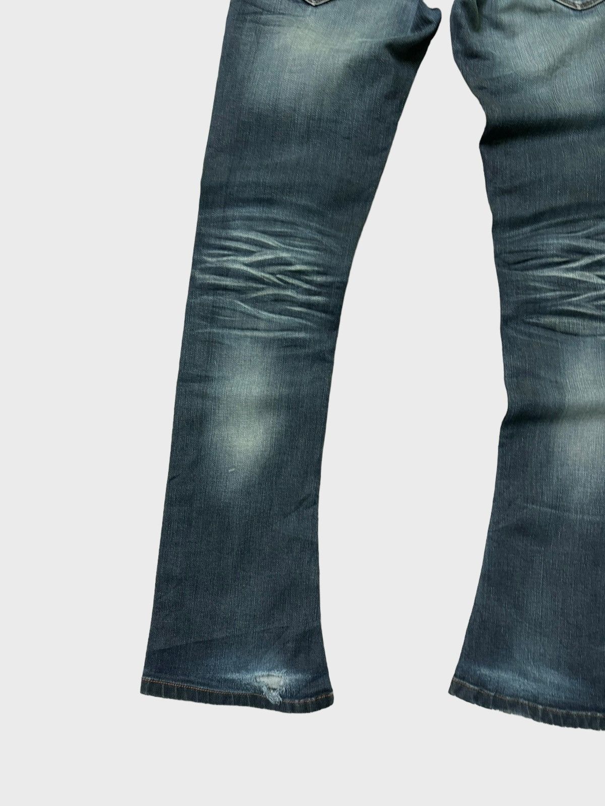 5351 POUR LES HOMMES VTG Nicole Club For Men Fade Blue Stretch Denim Flare Jeans Size US 30 / EU 46 - 14 Thumbnail
