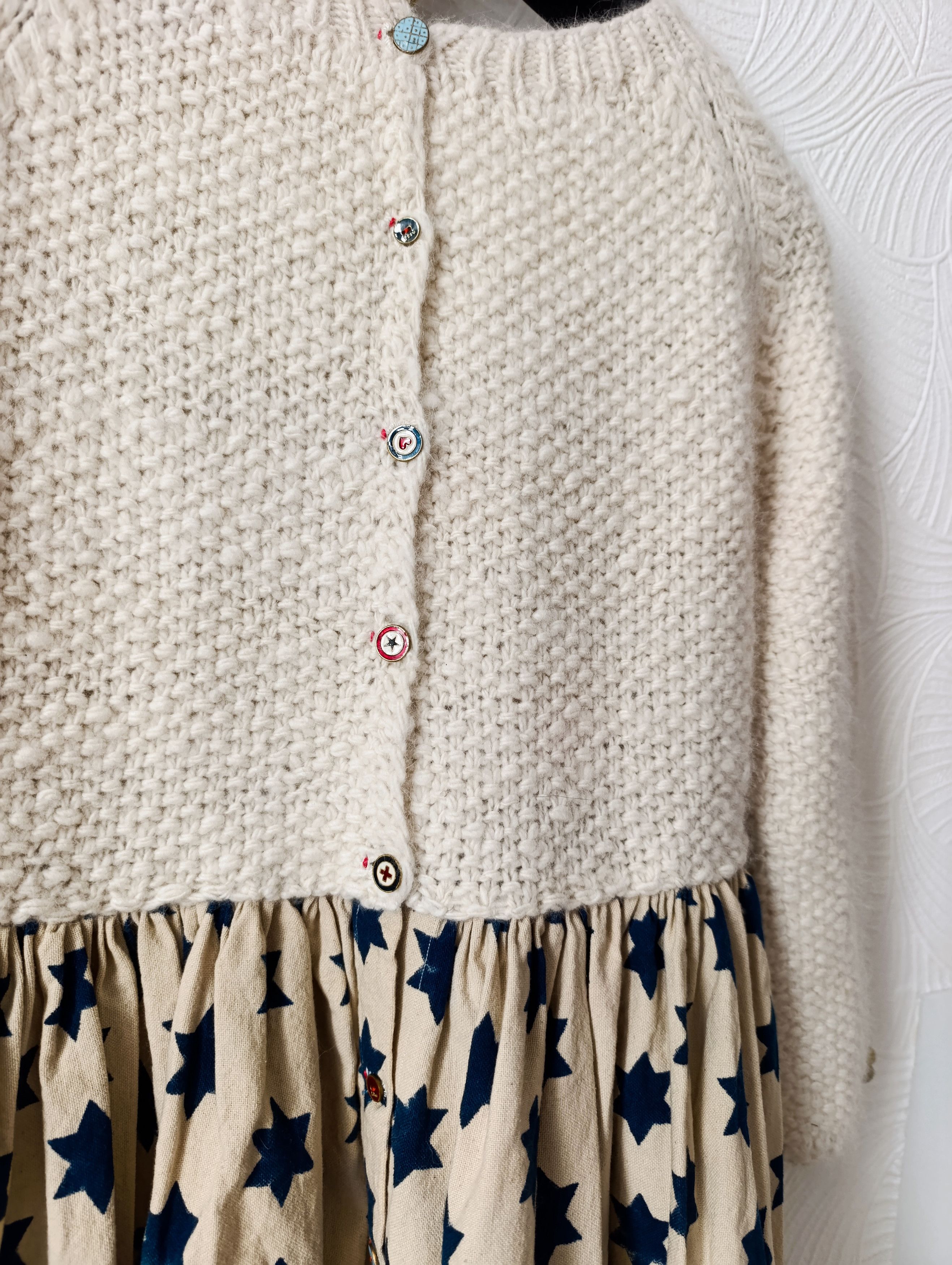 Handmade PERO WOOL MID-LENGHT HAND MADE DRESS MADE IN INDIA Size XS / US 0-2 / IT 36-38 - 13 Thumbnail