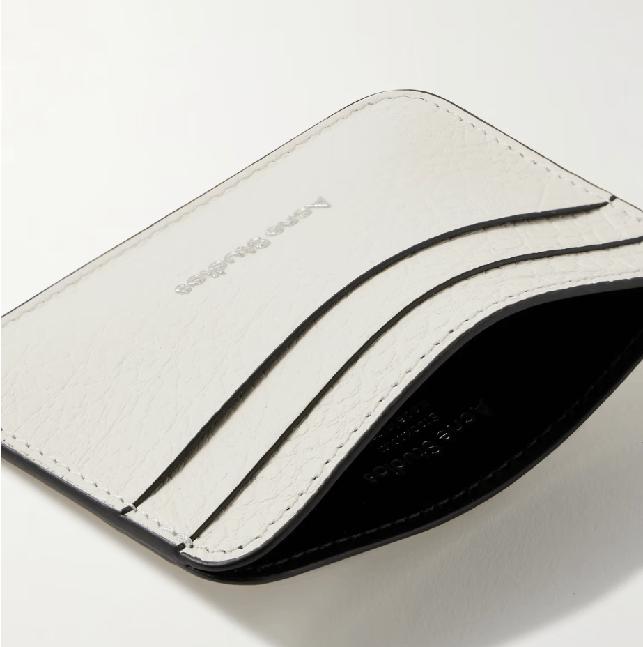 Acne Studios BNWT AW24 ACNE STUDIOS EMBOSSED GRAINED LEATHER CARD HOLDER Size ONE SIZE - 6 Thumbnail