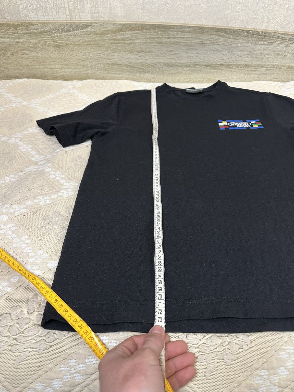 Missoni 🔥 Missoni Sport Vintage Black Logo Tee Shirt Size US XL / EU 56 / 4 - 10 Thumbnail