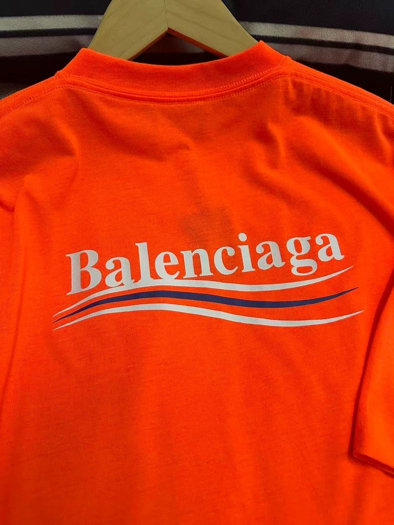 Balenciaga Balenciaga Fluorescent orange cola short sleeve Size US S / EU 44-46 / 1 - 4 Thumbnail