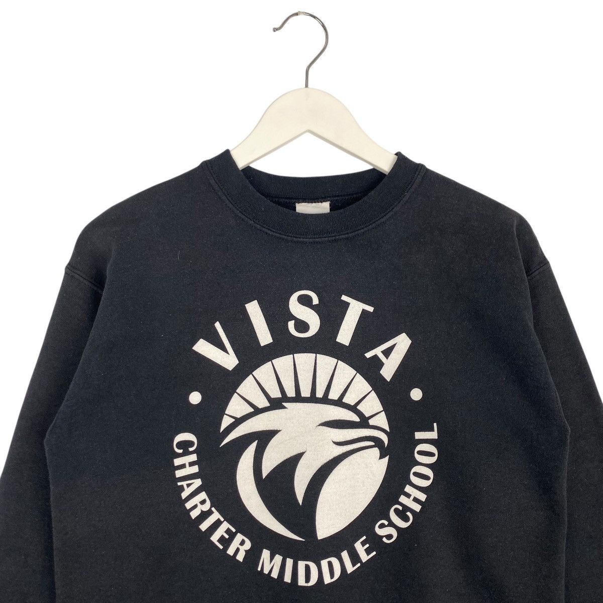 Gildan × Vintage Vintage Gildan Printed Crewneck Sweatshirt Black Size XL Size US M / EU 48-50 / 2 - 4 Thumbnail