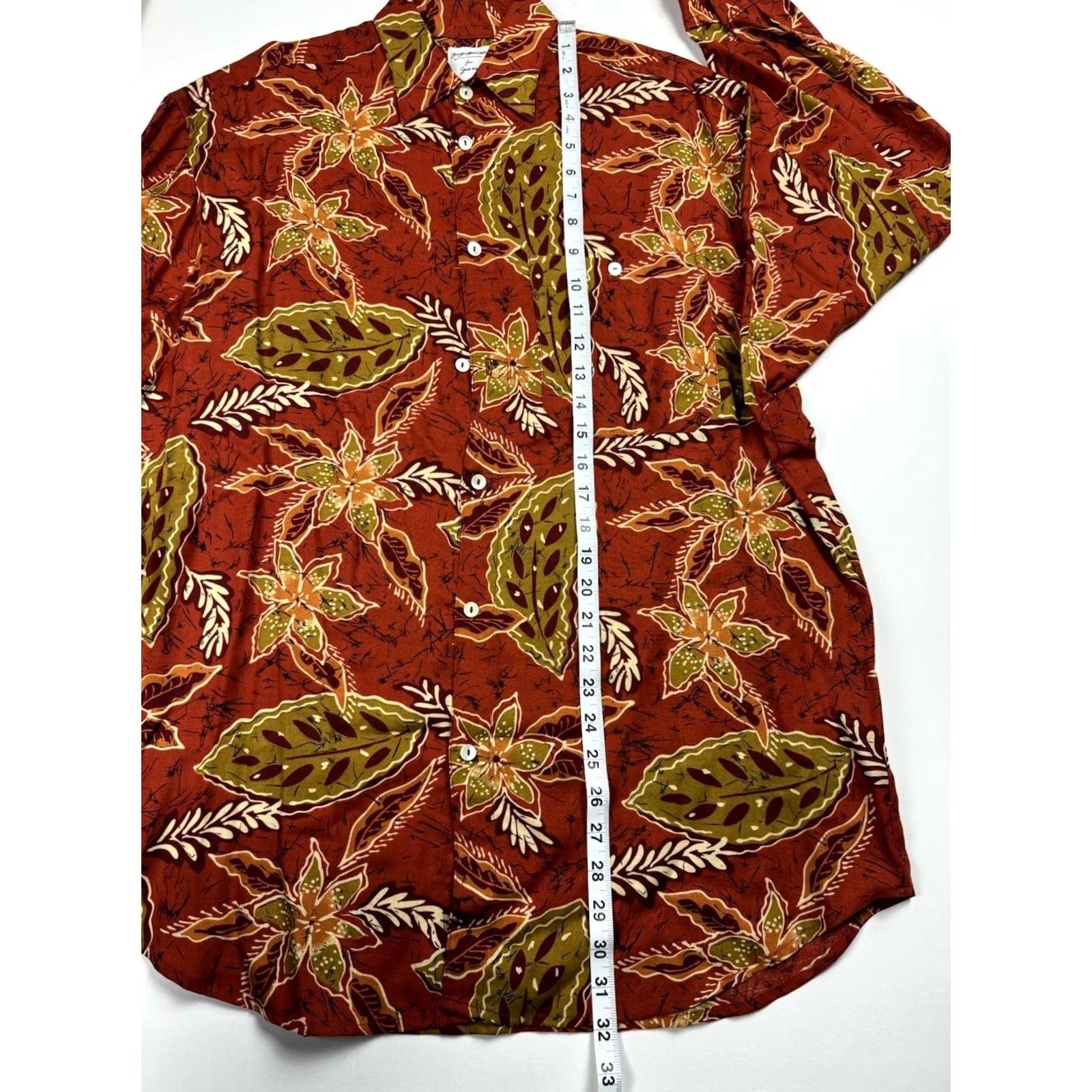 Guess VINTAGE GUESS BUTTON-UP SHIRT Women’s Size 1 Floral USA Rayon Long Sleeve Collared Size XS / US 0-2 / IT 36-38 - 7 Thumbnail